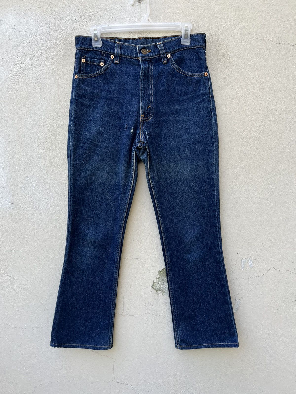 Levi's × Vintage Vintage 1996 Levi’s 517 Usa Fade Denim Cropped Flare Jeans Size US 30 / EU 46 - 3 Thumbnail