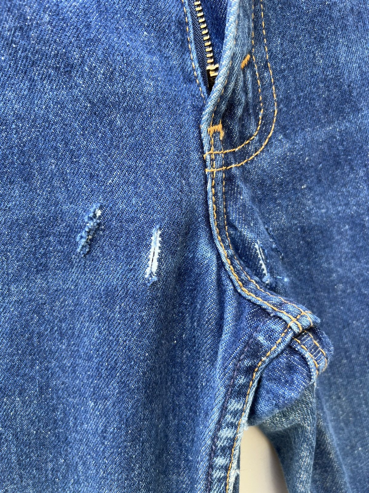 Levi's × Vintage Vintage 1996 Levi’s 517 Usa Fade Denim Cropped Flare Jeans Size US 30 / EU 46 - 5 Thumbnail