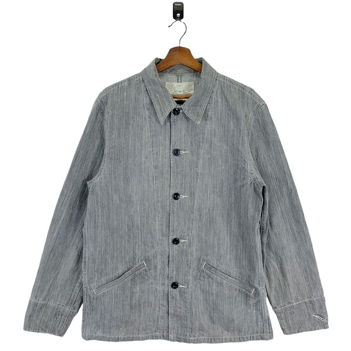 Sugar Cane × Toyo Enterprises Vintage SugarCane Toyo Enterprise Denim Chore Jacket Size US M / EU 48-50 / 2 - 1 Thumbnail