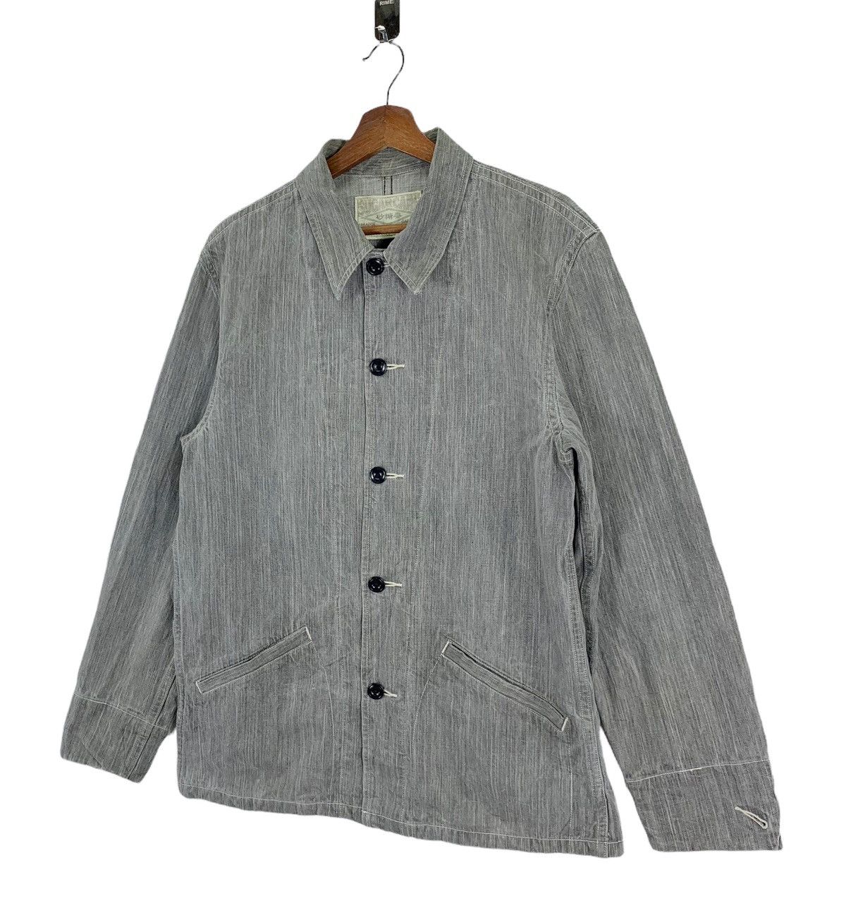 Sugar Cane × Toyo Enterprises Vintage SugarCane Toyo Enterprise Denim Chore Jacket Size US M / EU 48-50 / 2 - 2 Thumbnail