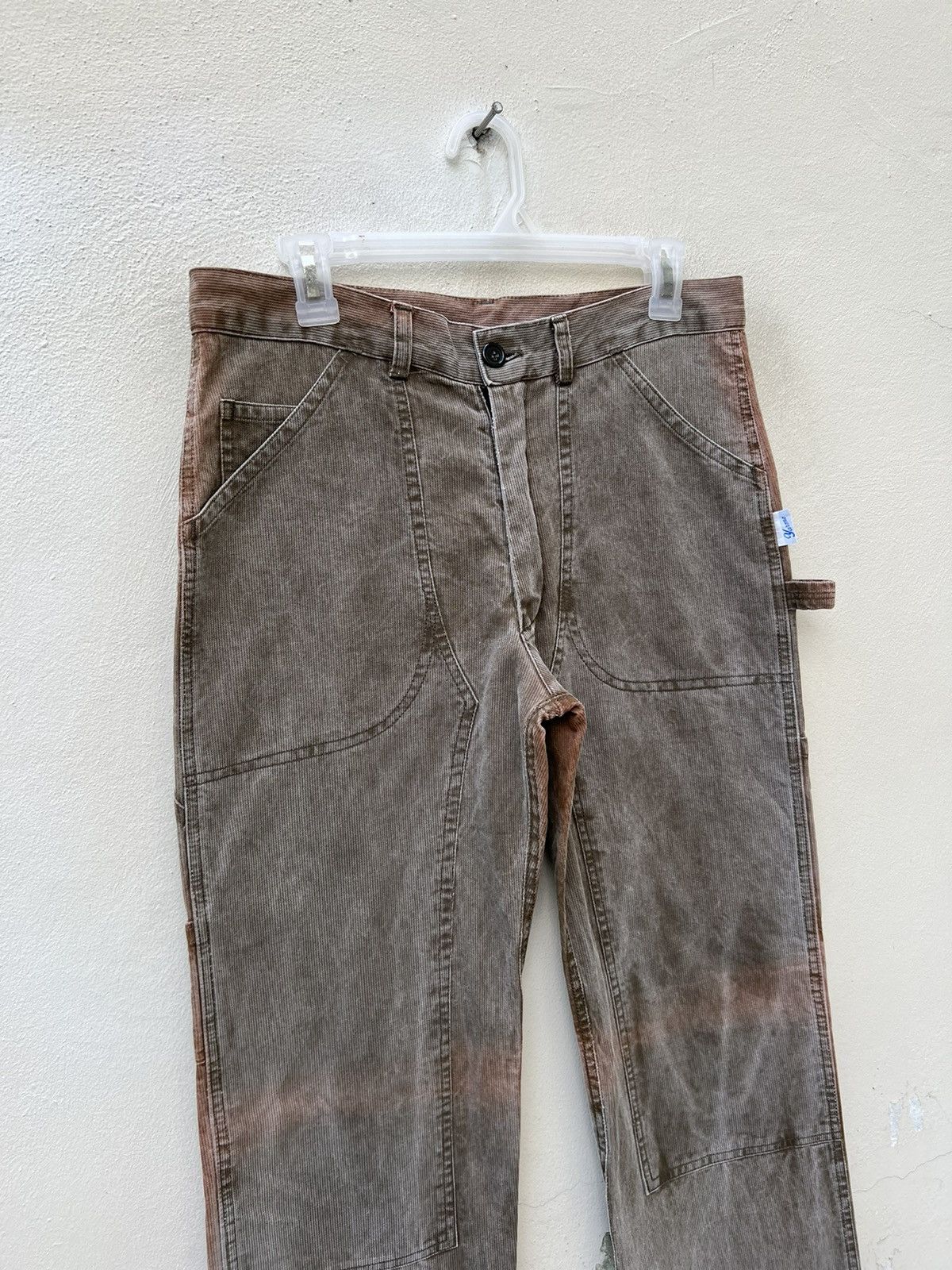 Vintage Vintage Yarmo England Fade Corduroy Double knee Work Pant Size US 32 / EU 48 - 4 Thumbnail