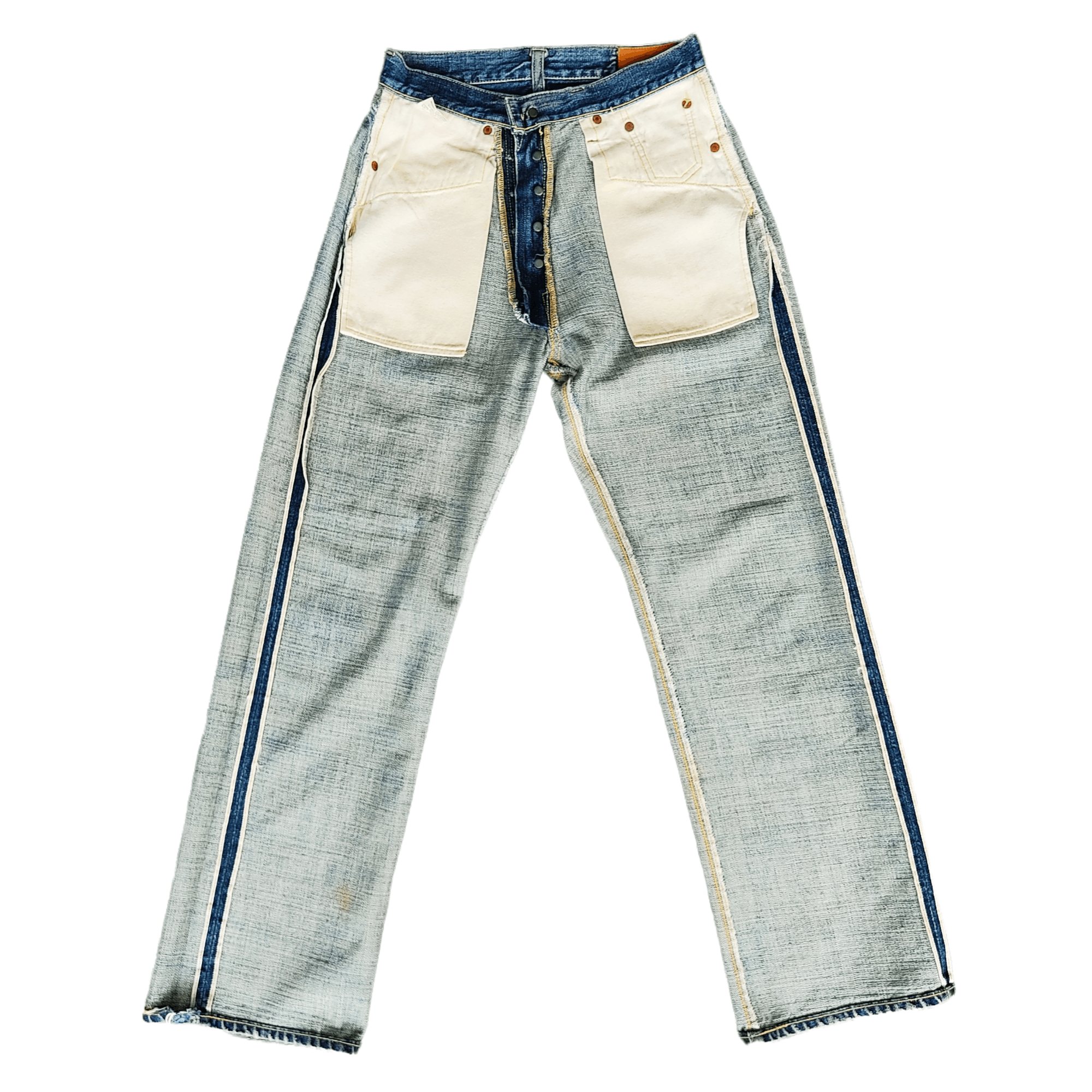 Japanese Brand Vintage Earth Culture Selvedge Denim Jeans Size US 27 - 6 Thumbnail