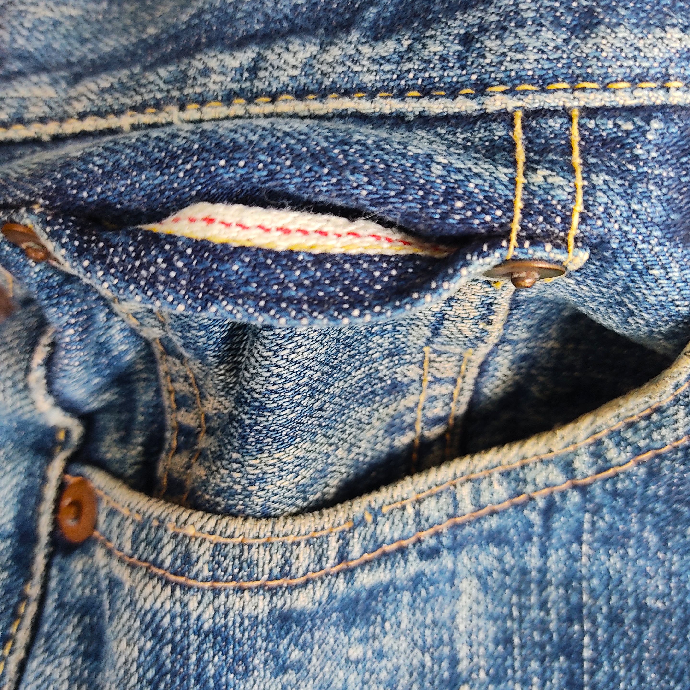 Japanese Brand Vintage Earth Culture Selvedge Denim Jeans Size US 27 - 9 Thumbnail