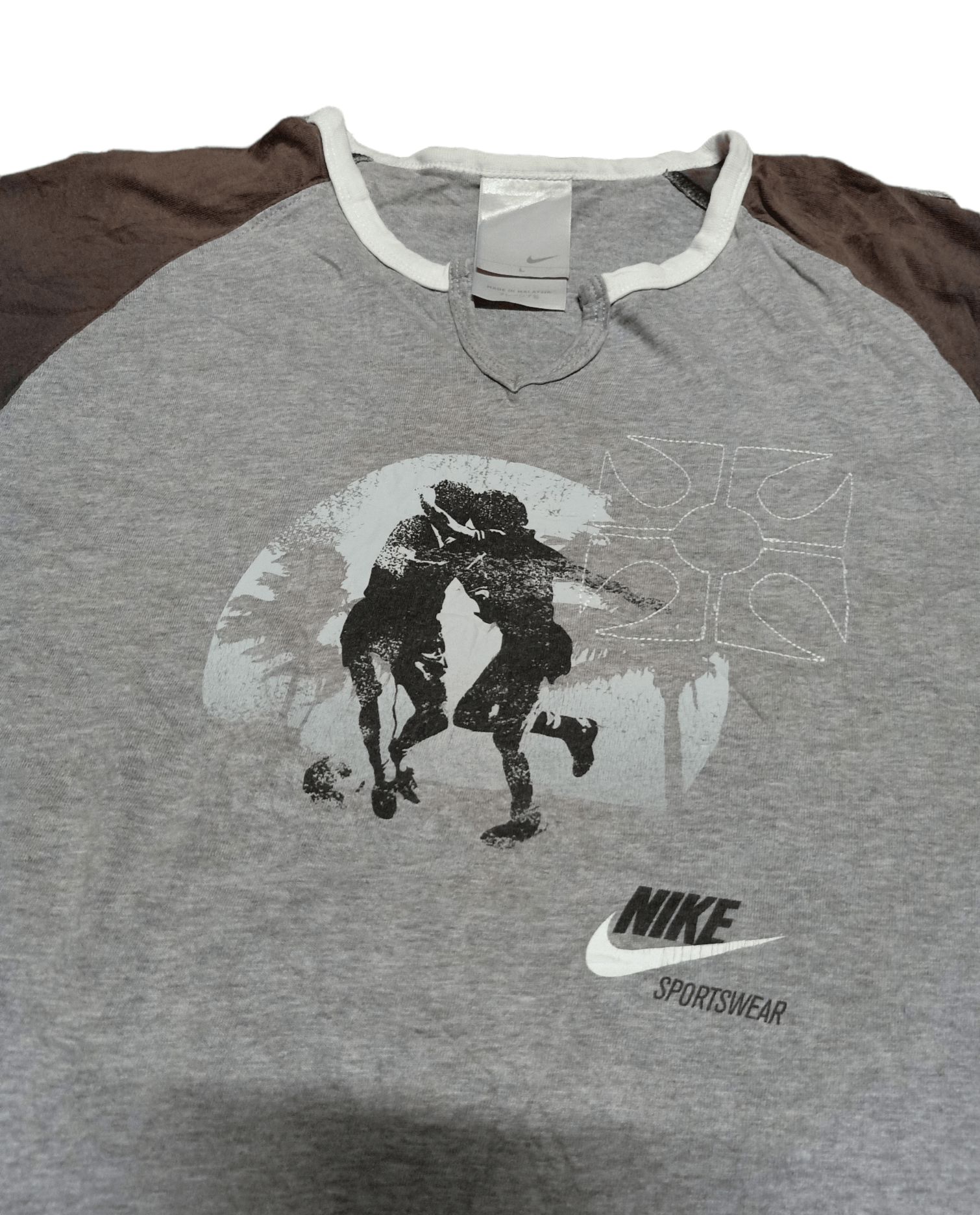 Vintage Nike Sportswear Raglan T Shirt Size L