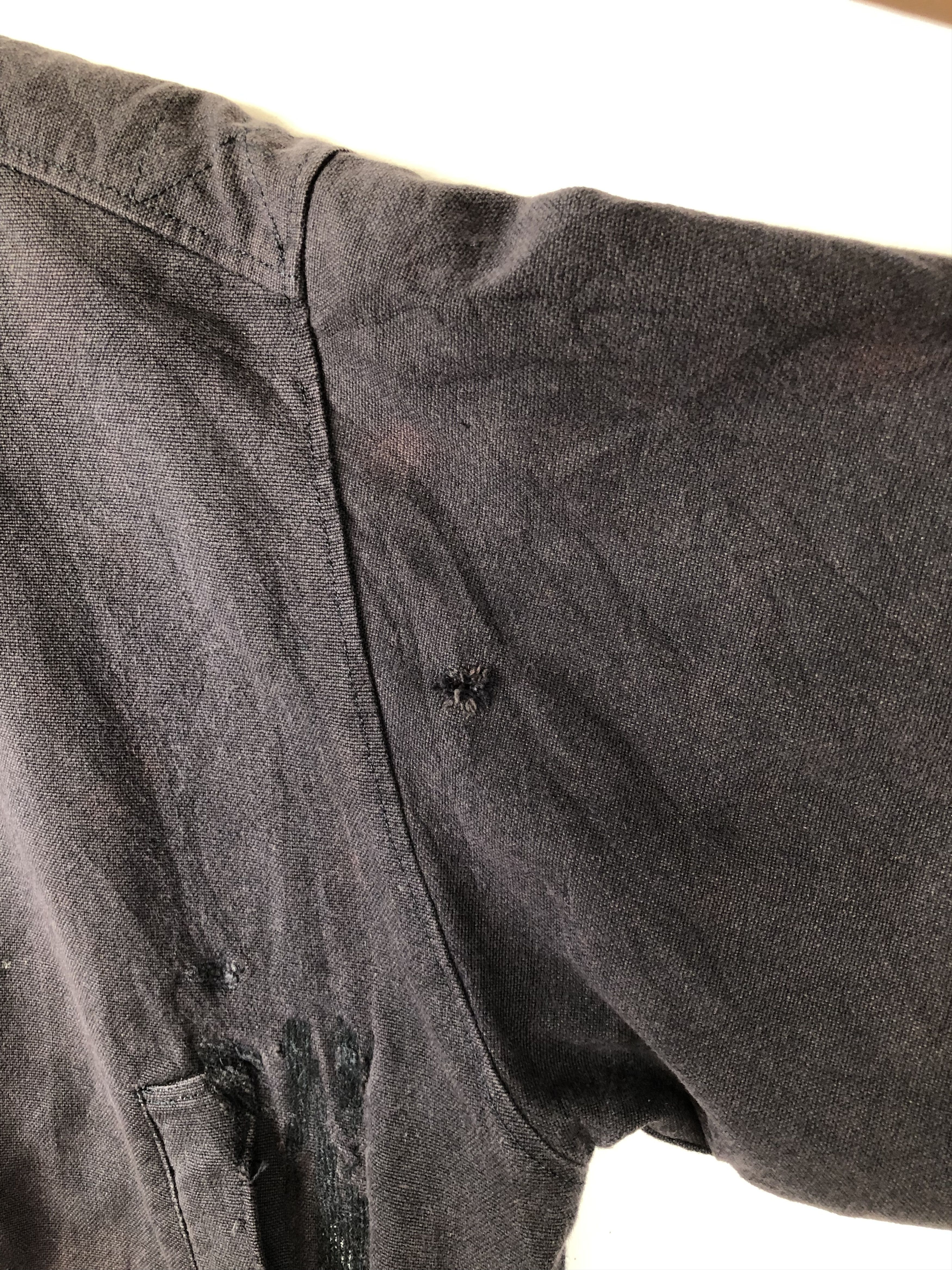 Japanese Brand VINTAGE 80’S DISTRESSED HIRATA LEATHER PATCH FLIGHT JACKET Size US M / EU 48-50 / 2 - 6 Thumbnail
