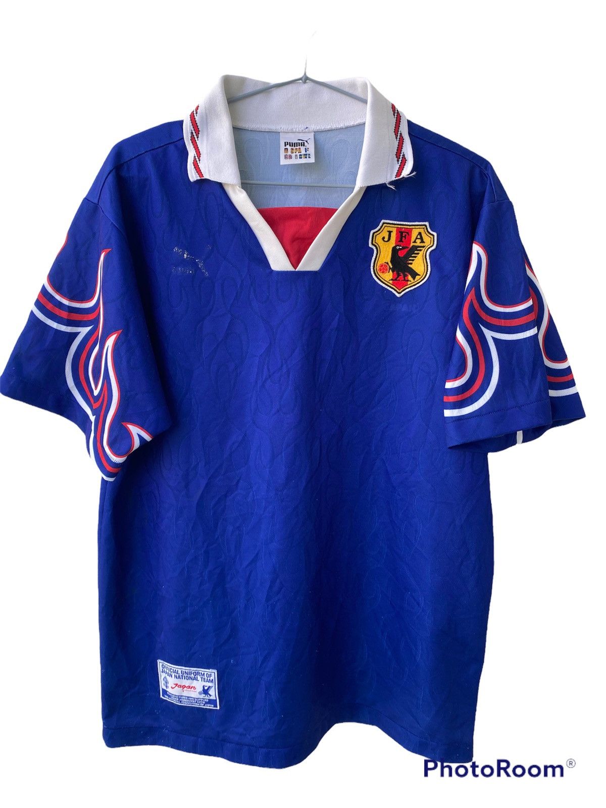 Vintage GRAILED! Vtg 96-98 Season Japan Home Jersey 🔥 Design Size US L / EU 52-54 / 3 - 2 Thumbnail