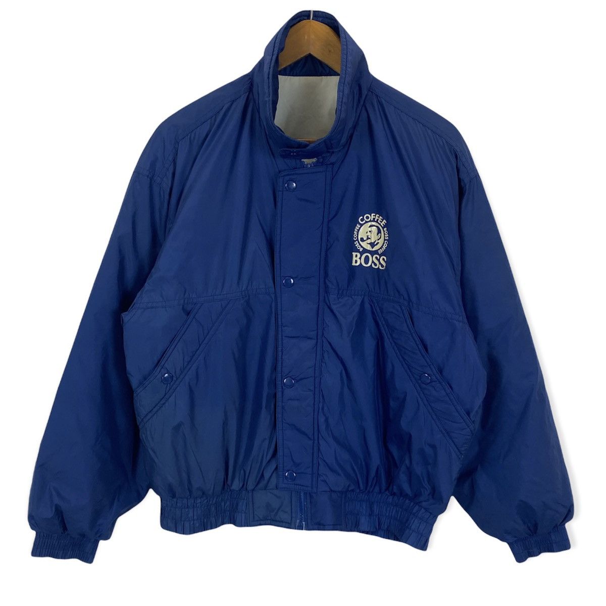 Vintage VINTAGE BOSS COFFEE BIG LOGO BOMBER JACKET Size US L / EU 52-54 / 3 - 2 Thumbnail