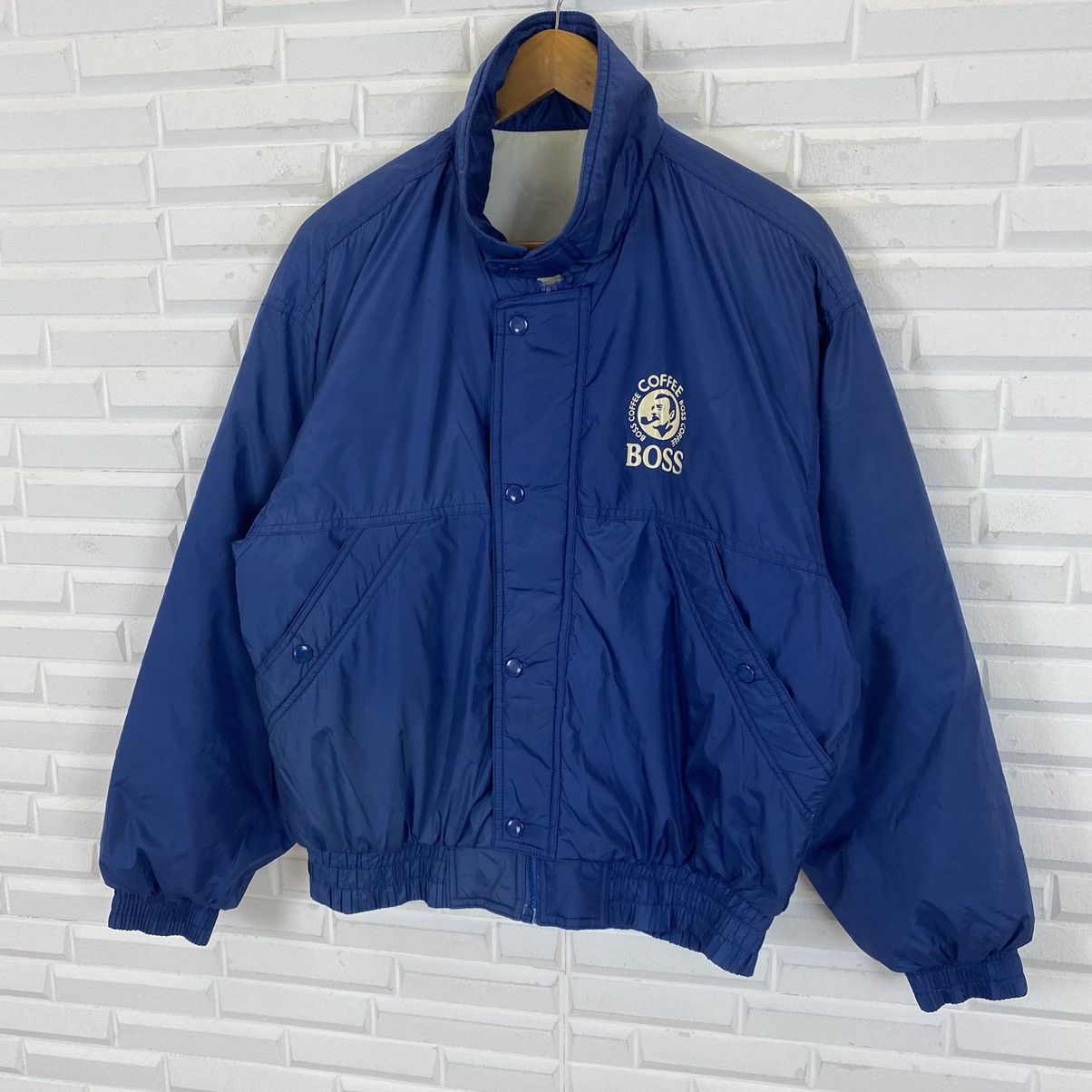 Vintage VINTAGE BOSS COFFEE BIG LOGO BOMBER JACKET Size US L / EU 52-54 / 3 - 4 Thumbnail