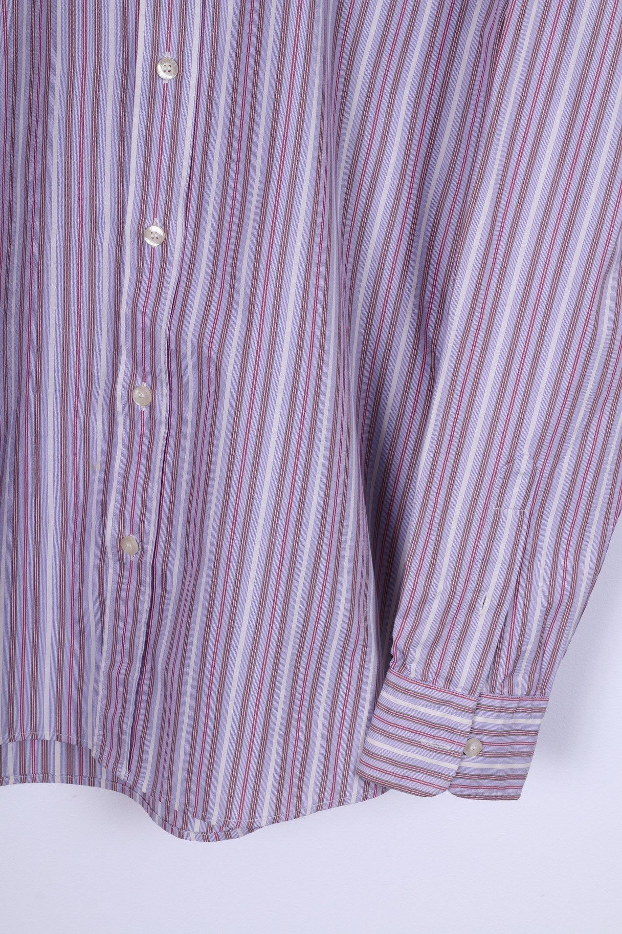 Jaeger Jaeger Men S Casual Shirt Striped Cotton Long Sleeve 7139 Size US M / EU 48-50 / 2 - 4 Thumbnail