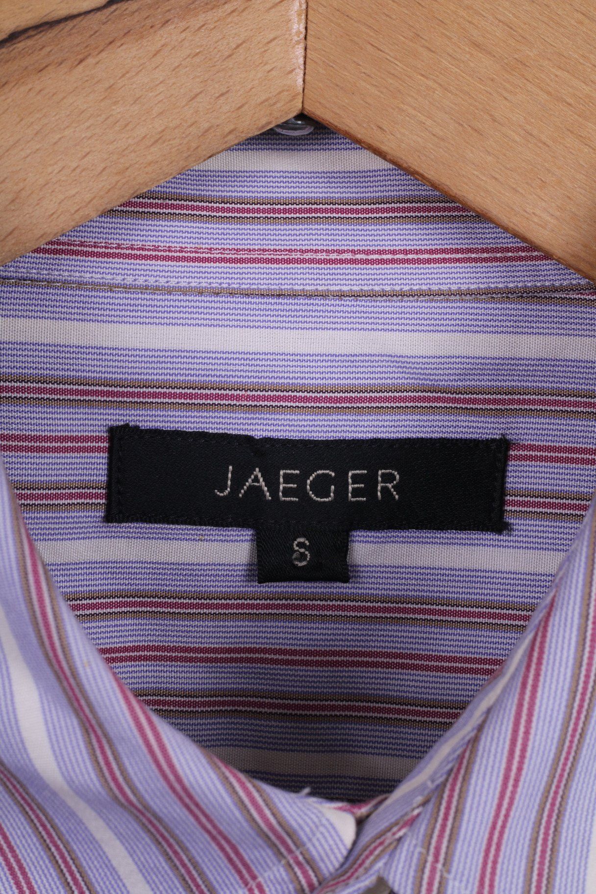 Jaeger Jaeger Men S Casual Shirt Striped Cotton Long Sleeve 7139 Size US M / EU 48-50 / 2 - 5 Thumbnail