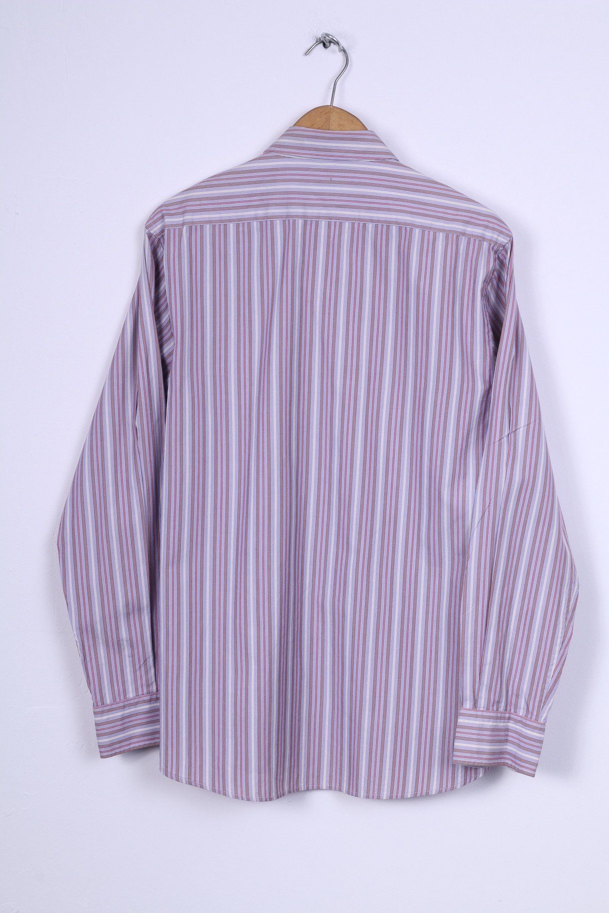 Jaeger Jaeger Men S Casual Shirt Striped Cotton Long Sleeve 7139 Size US M / EU 48-50 / 2 - 7 Thumbnail