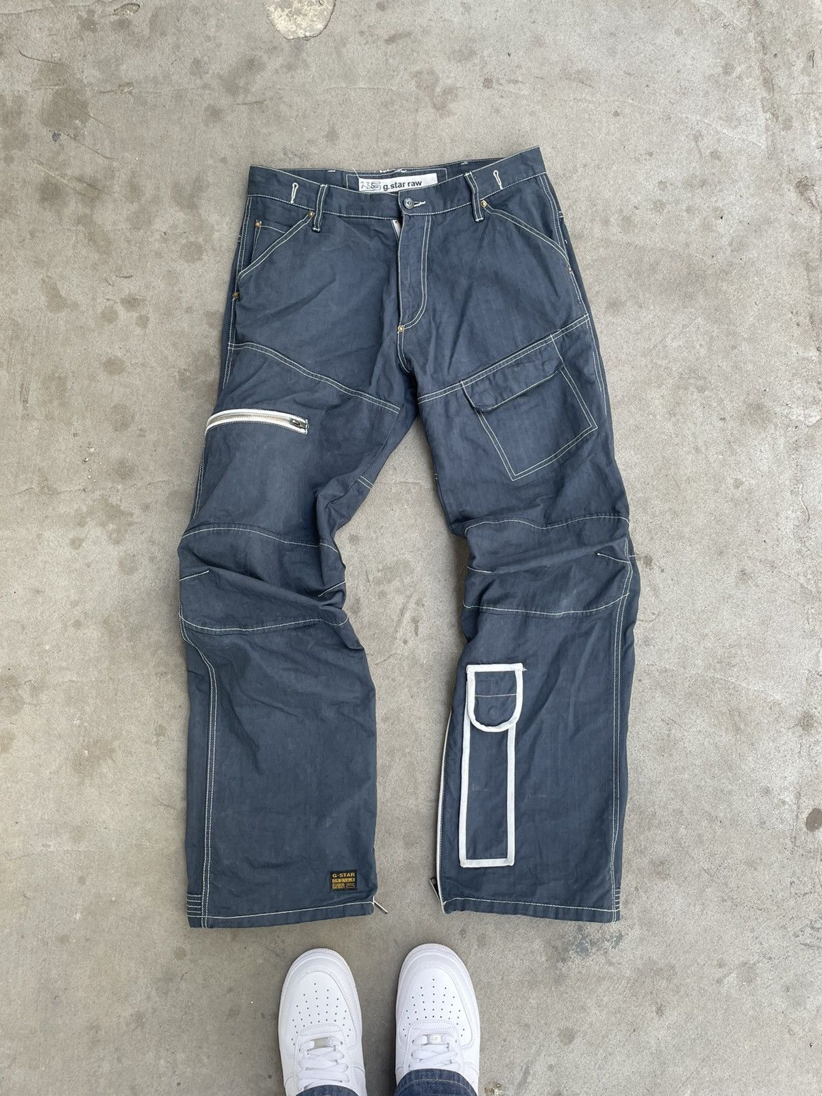 G-Star Vintage G Star Raw Elwood Double Knee Pants Size US 32 / EU 48 - 5 Thumbnail