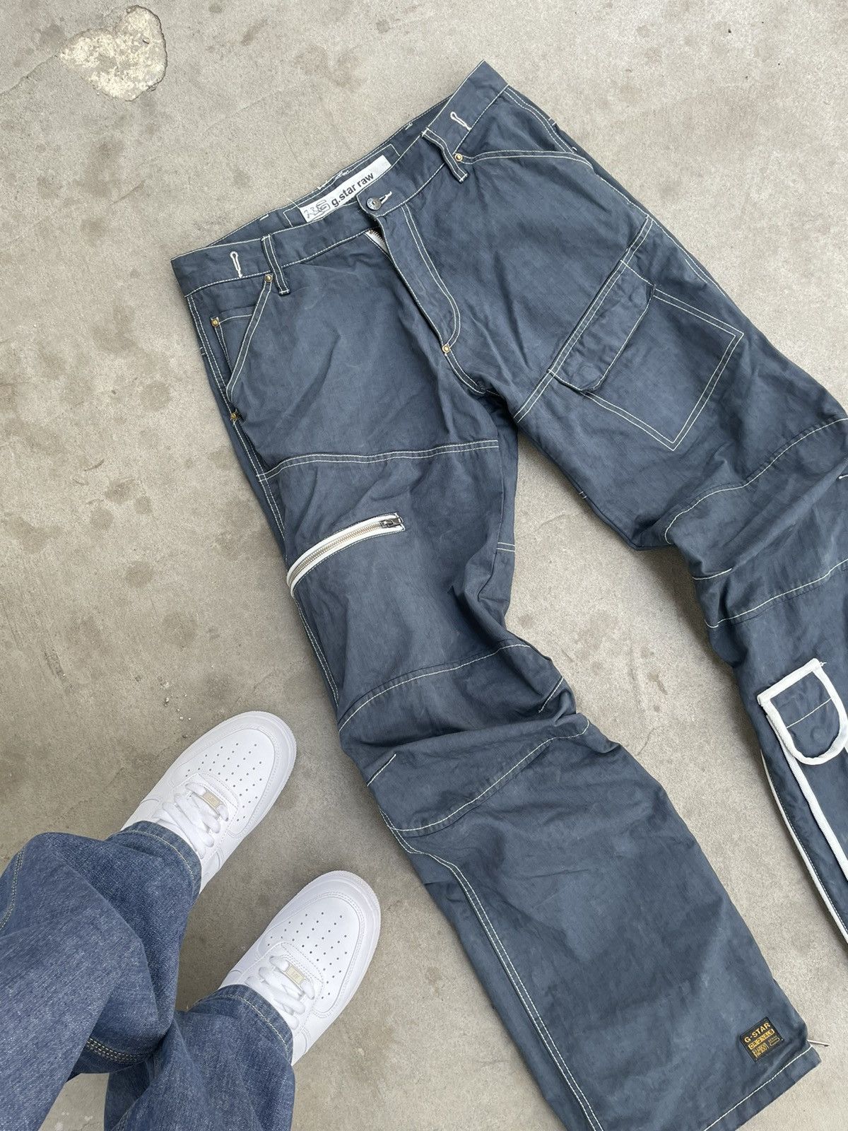 G-Star Vintage G Star Raw Elwood Double Knee Pants Size US 32 / EU 48 - 4 Thumbnail