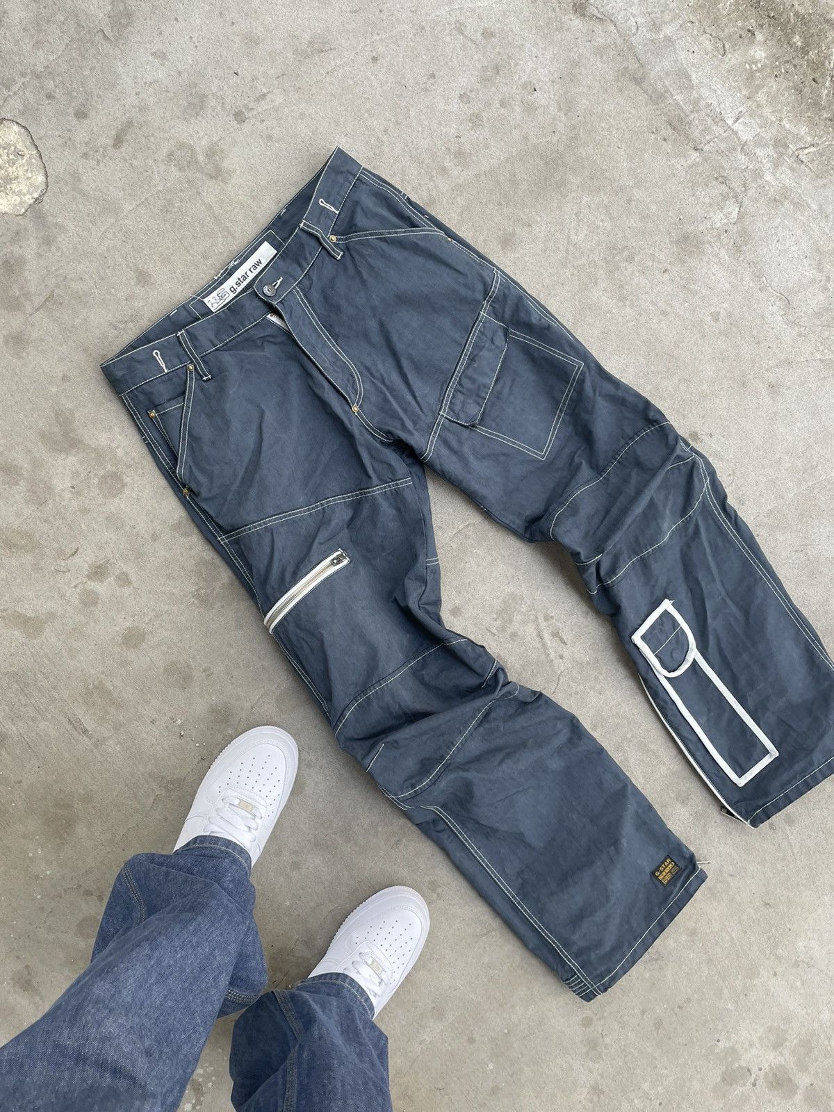 G-Star Vintage G Star Raw Elwood Double Knee Pants Size US 32 / EU 48 - 9 Thumbnail
