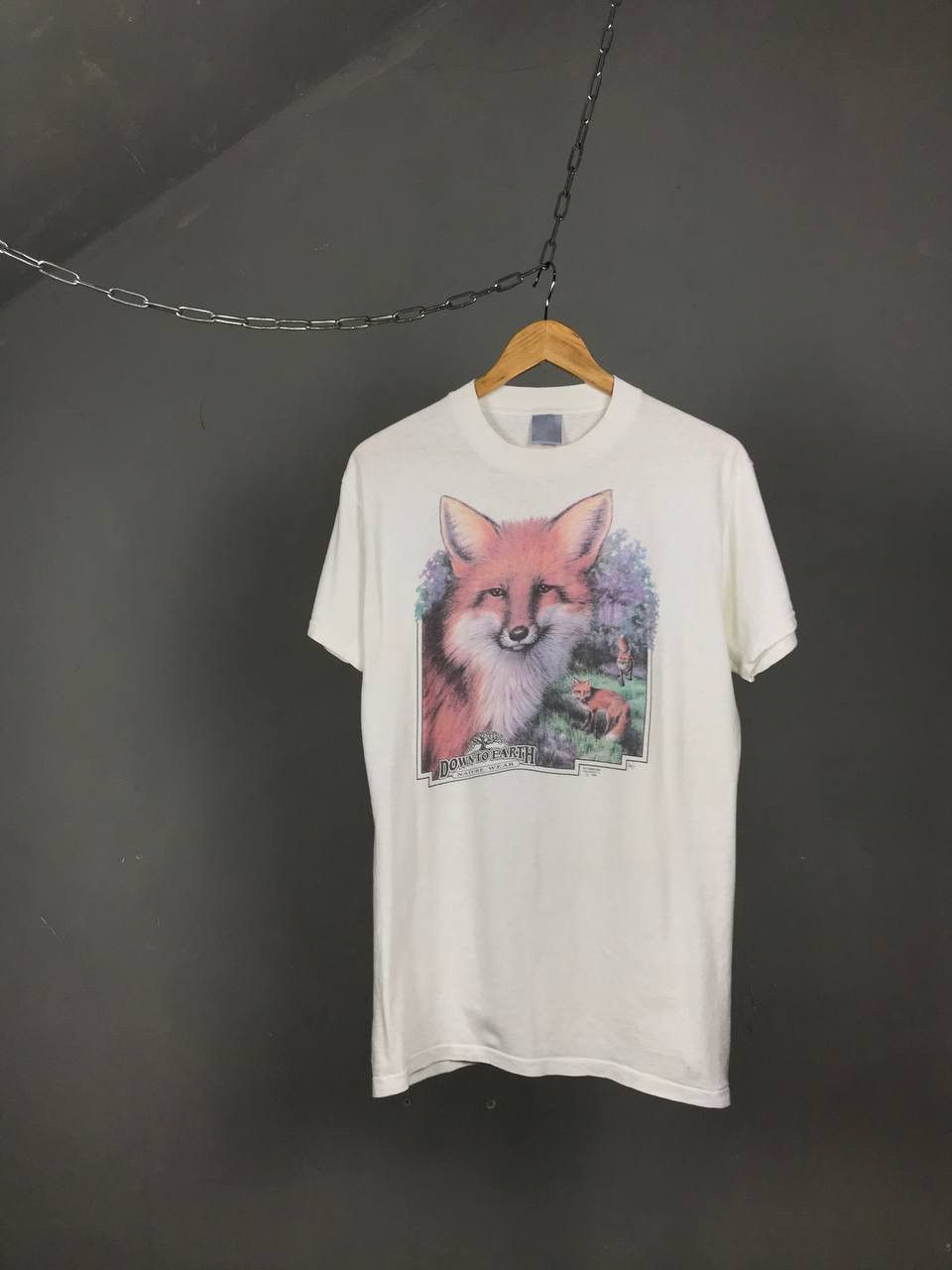 Vintage Fox 1990 American vintage animal 3D Emblem tee Size US L / EU 52-54 / 3 - 1 Thumbnail