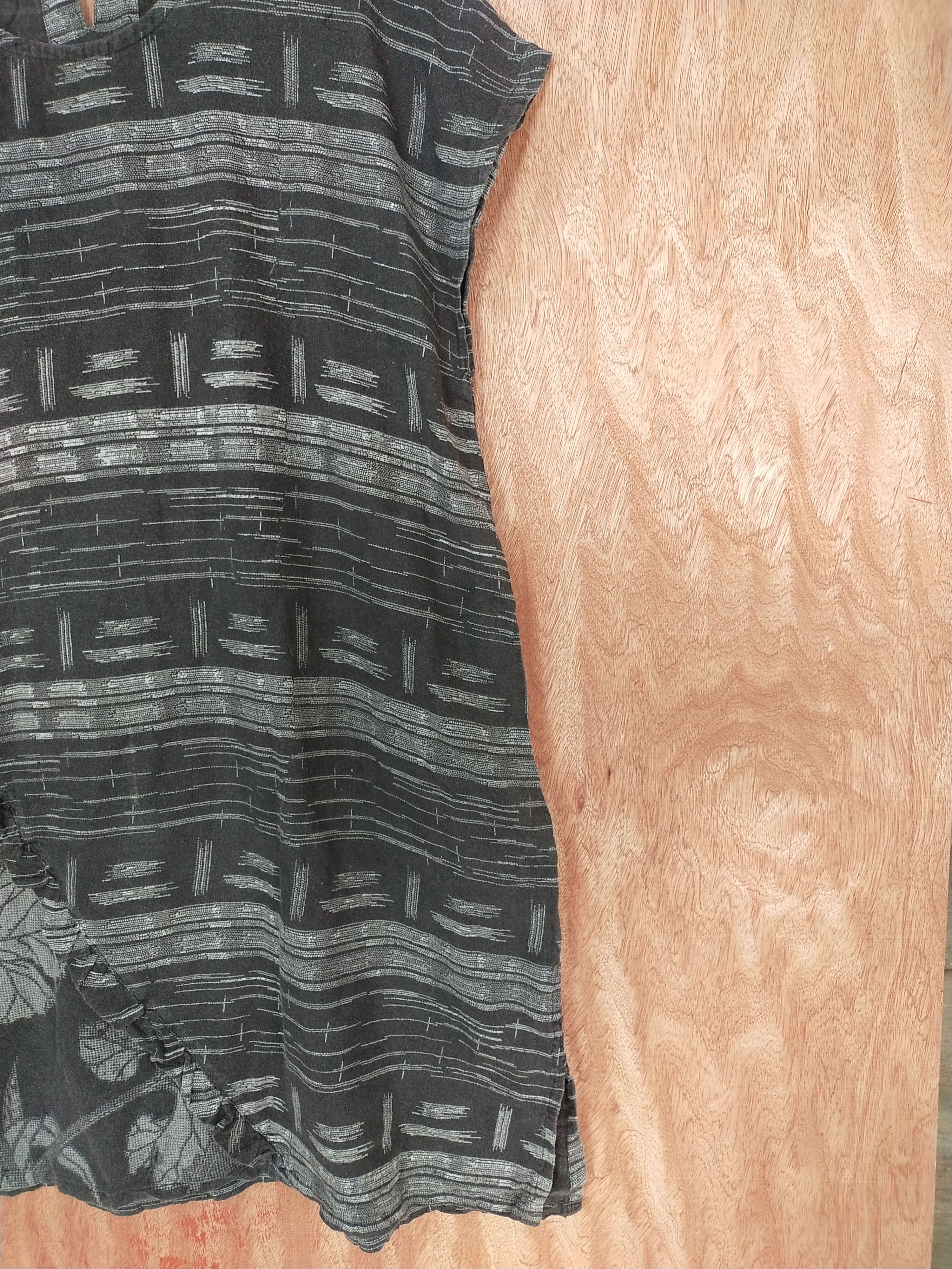 Vintage Kur Funeya black sleeveless knitwear thailand #S164 Size L / US 10 / IT 46 - 3 Thumbnail