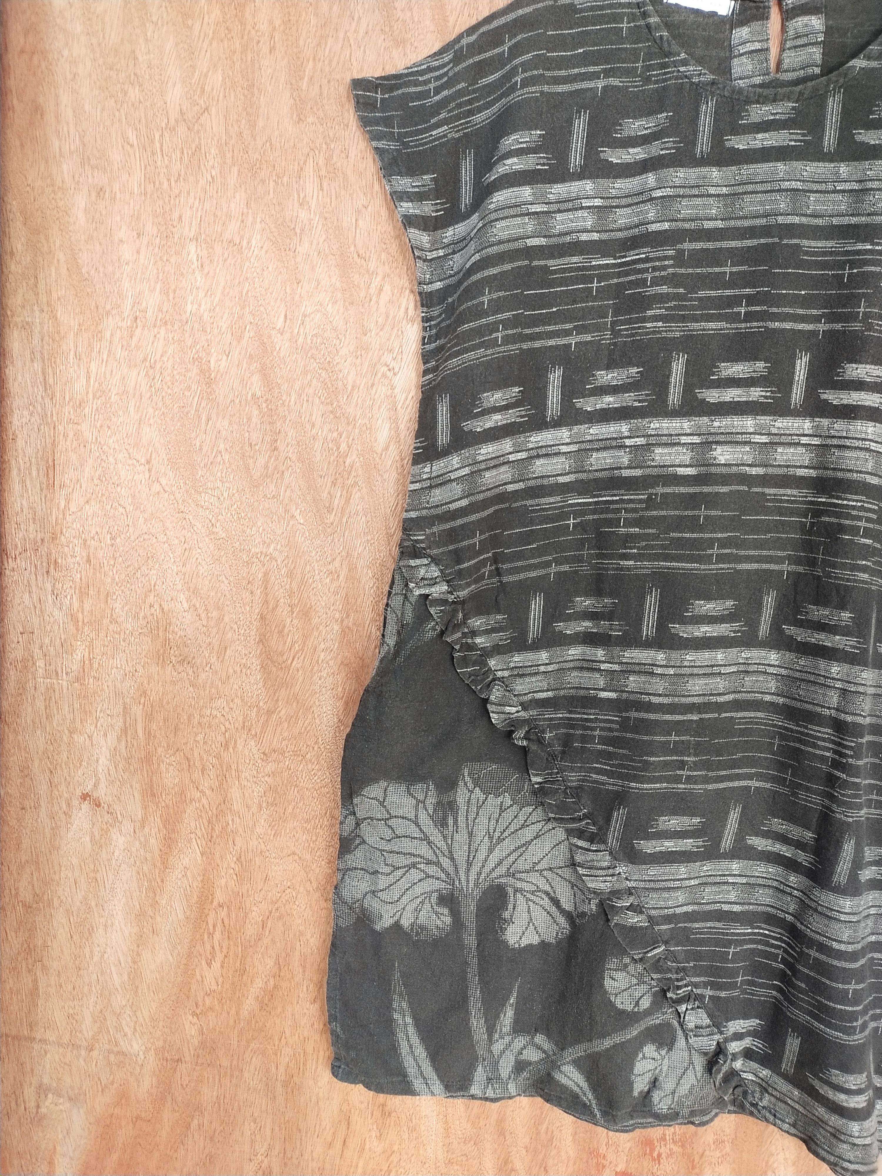 Vintage Kur Funeya black sleeveless knitwear thailand #S164 Size L / US 10 / IT 46 - 4 Thumbnail
