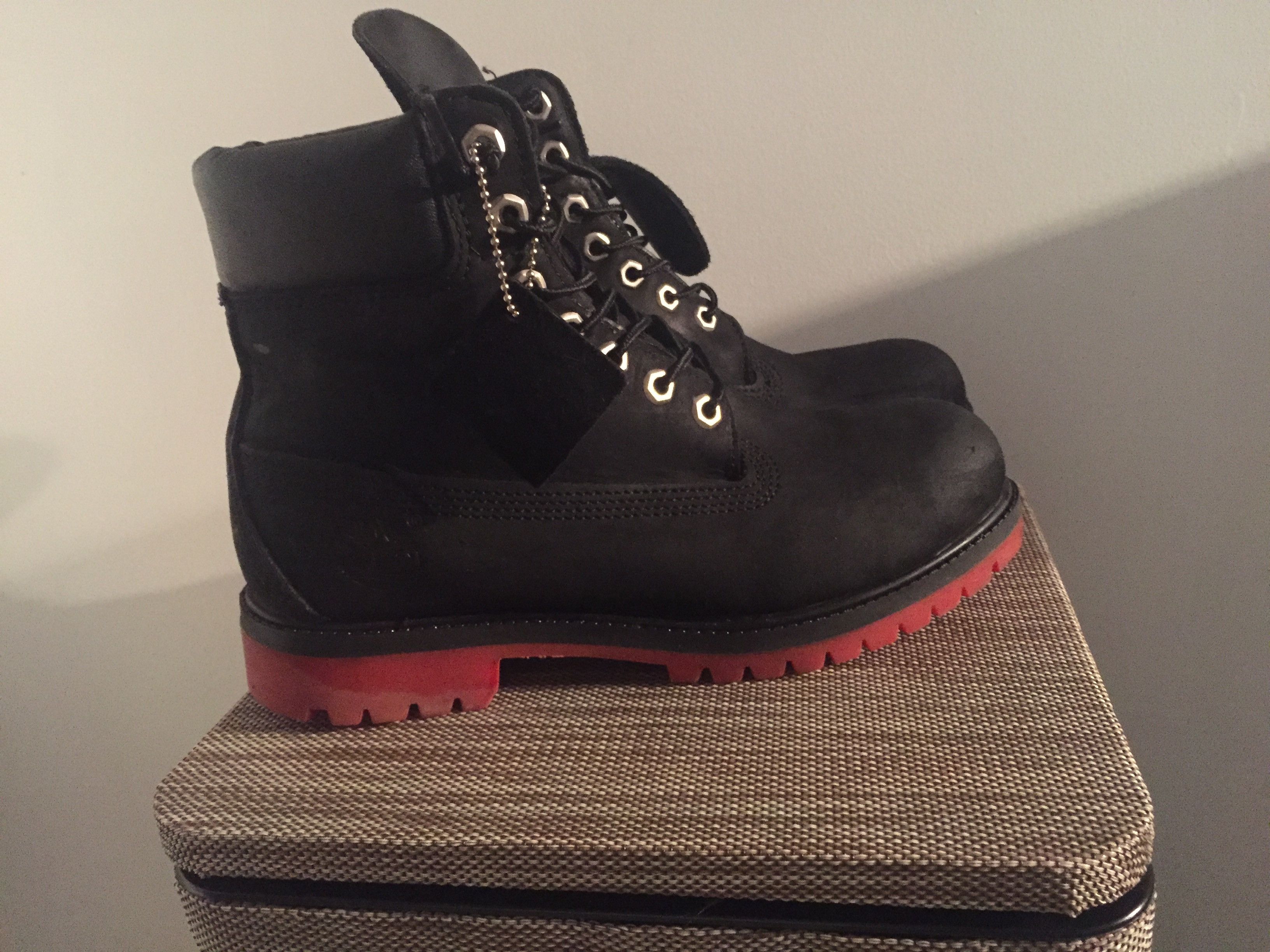 Red bottom timberlands online