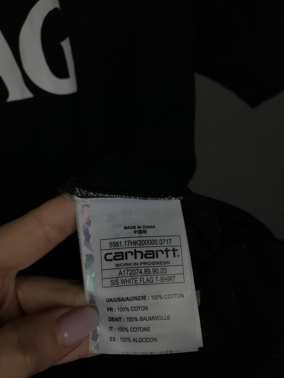 Carhartt Carhartt WIP White Flag streetwear tee Size US M / EU 48-50 / 2 - 5 Thumbnail