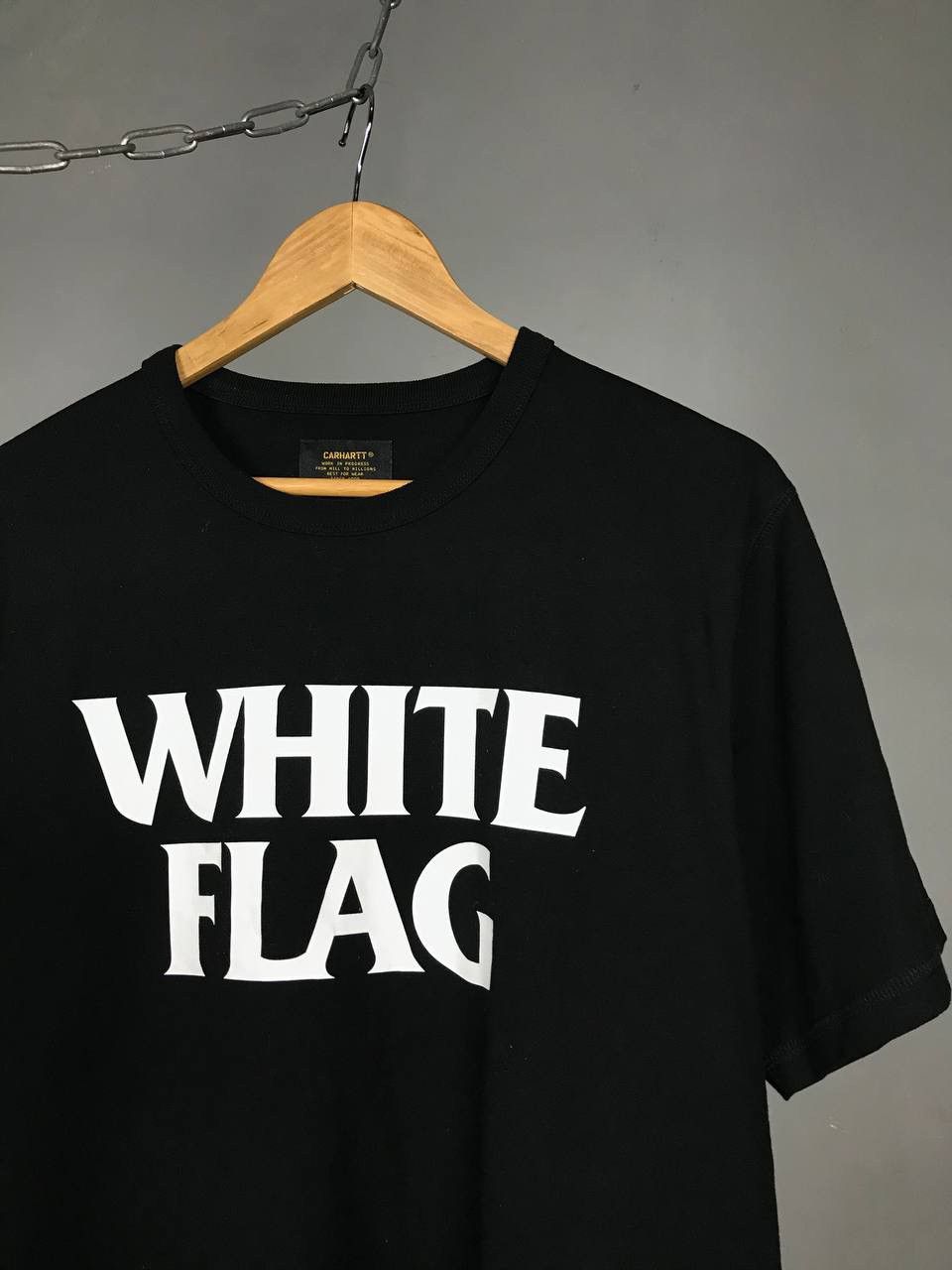 Carhartt Carhartt WIP White Flag streetwear tee Size US M / EU 48-50 / 2 - 2 Thumbnail