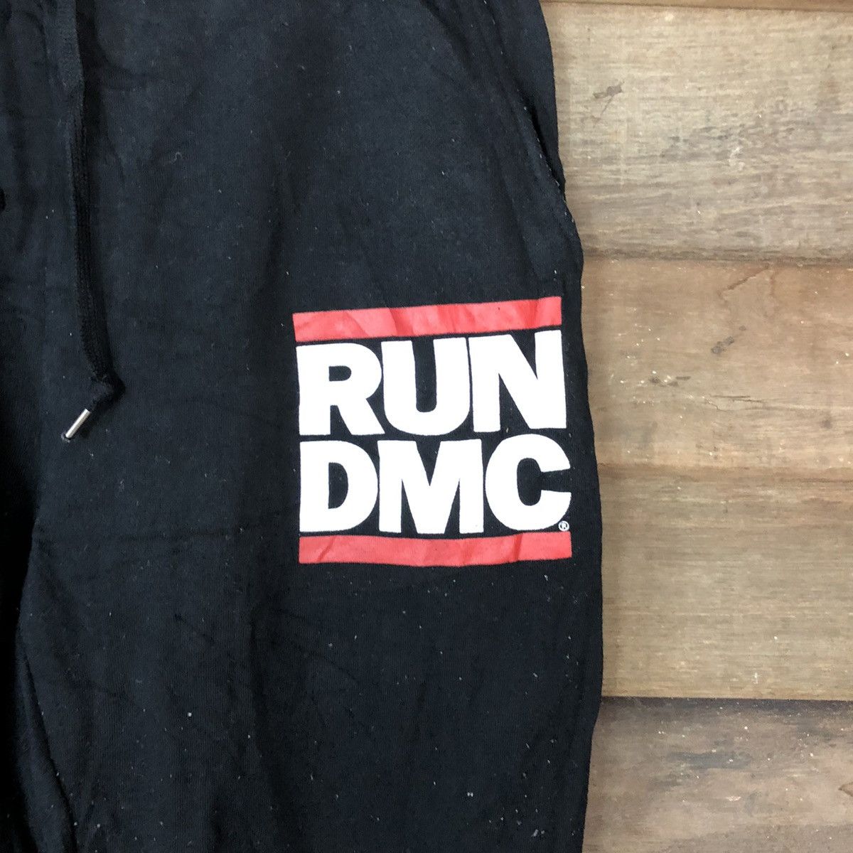 RUN DMC RUN DMC Black Joggers Pants #H446 Size US 32 / EU 48 - 6 Thumbnail