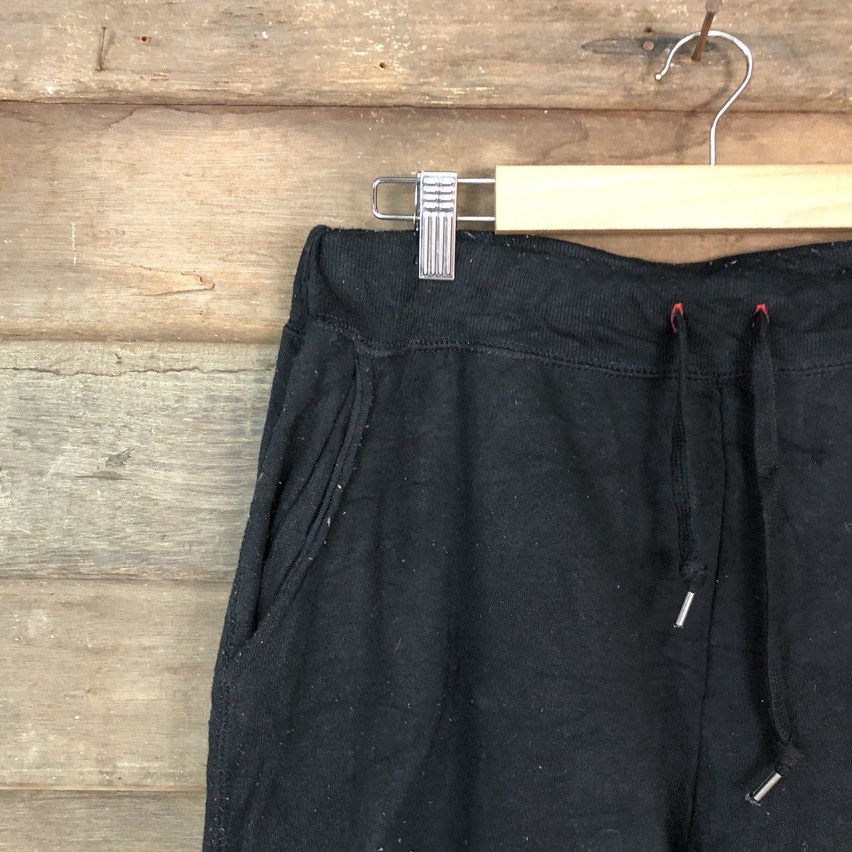 RUN DMC RUN DMC Black Joggers Pants #H446 Size US 32 / EU 48 - 4 Thumbnail