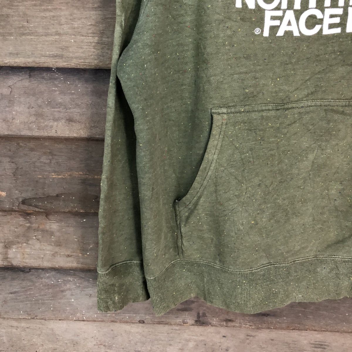 The North Face The North Face faded thrased Green Hoodie #445 Size US L / EU 52-54 / 3 - 4 Thumbnail
