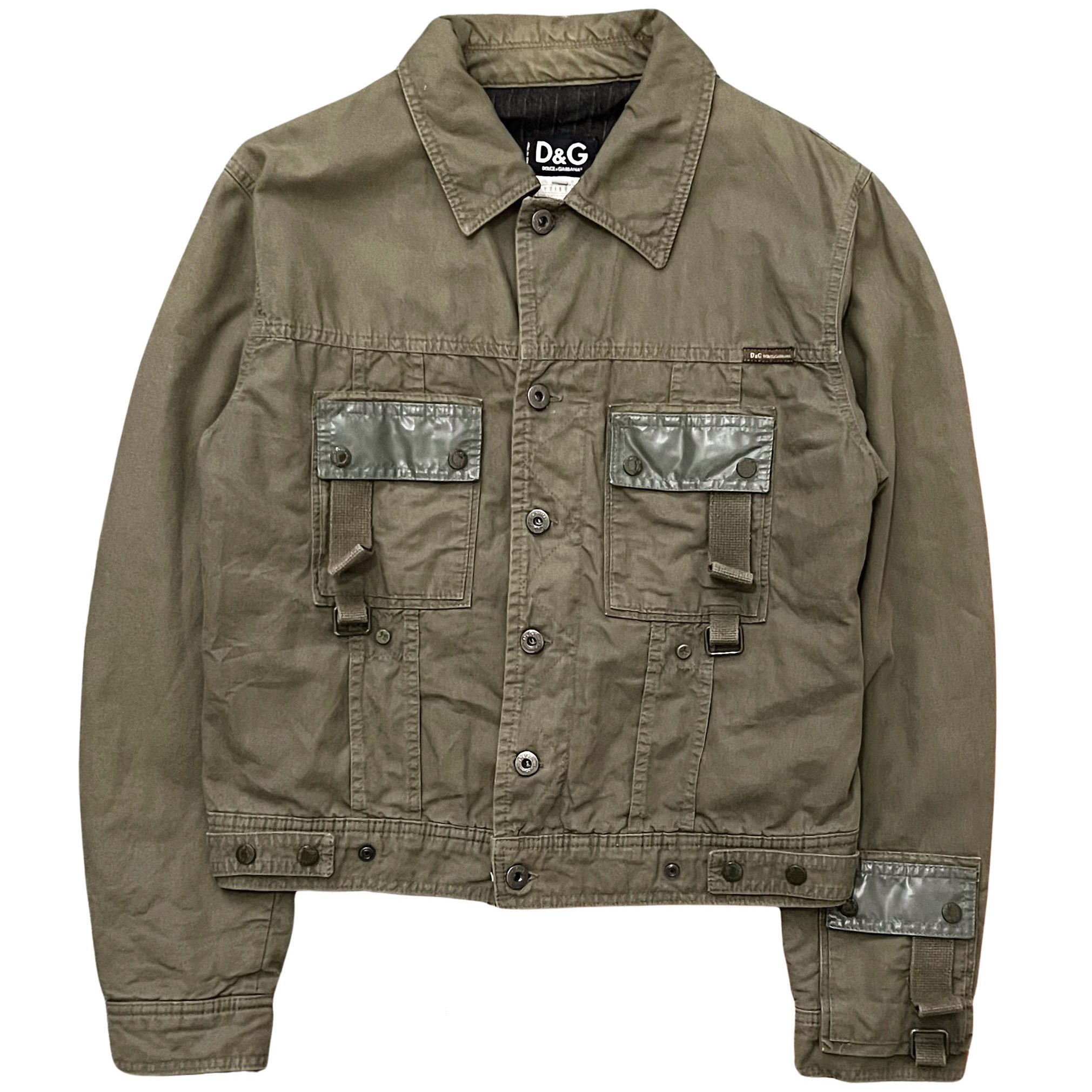 Dolce & Gabbana Dolce & Gabbana Cargo Trucker Jacket 2003 Autumn/Winter Size US S / EU 44-46 / 1 - 1 Thumbnail