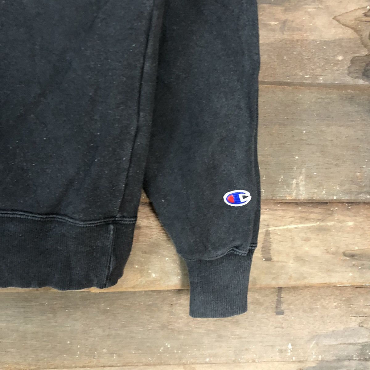 Champion Champion Black Faded vintage Sweatshirt #H428 Size S / US 4 / IT 40 - 8 Thumbnail