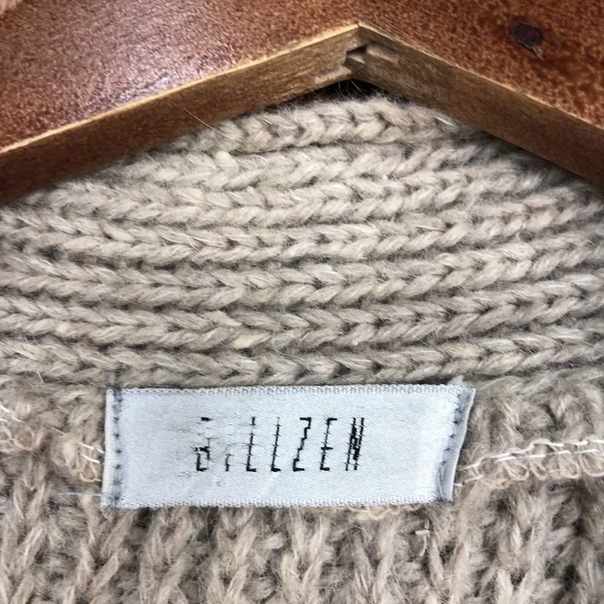 Homespun Knitwear Billzen Brown japan knitwear Cardigan #H372 Size US M / EU 48-50 / 2 - 10 Thumbnail