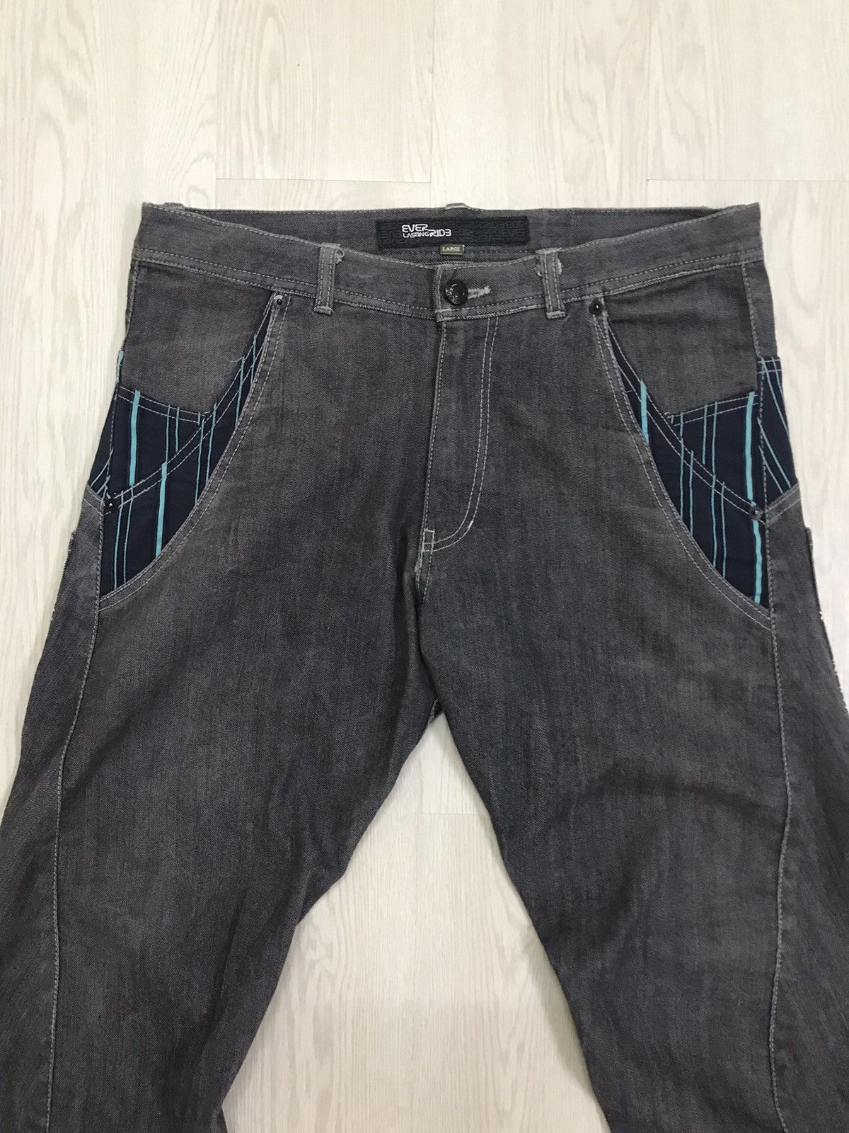 If Six Was Nine × Japanese Brand Everlasting Ride Japan Jeans Size US 34 / EU 50 - 7 Thumbnail