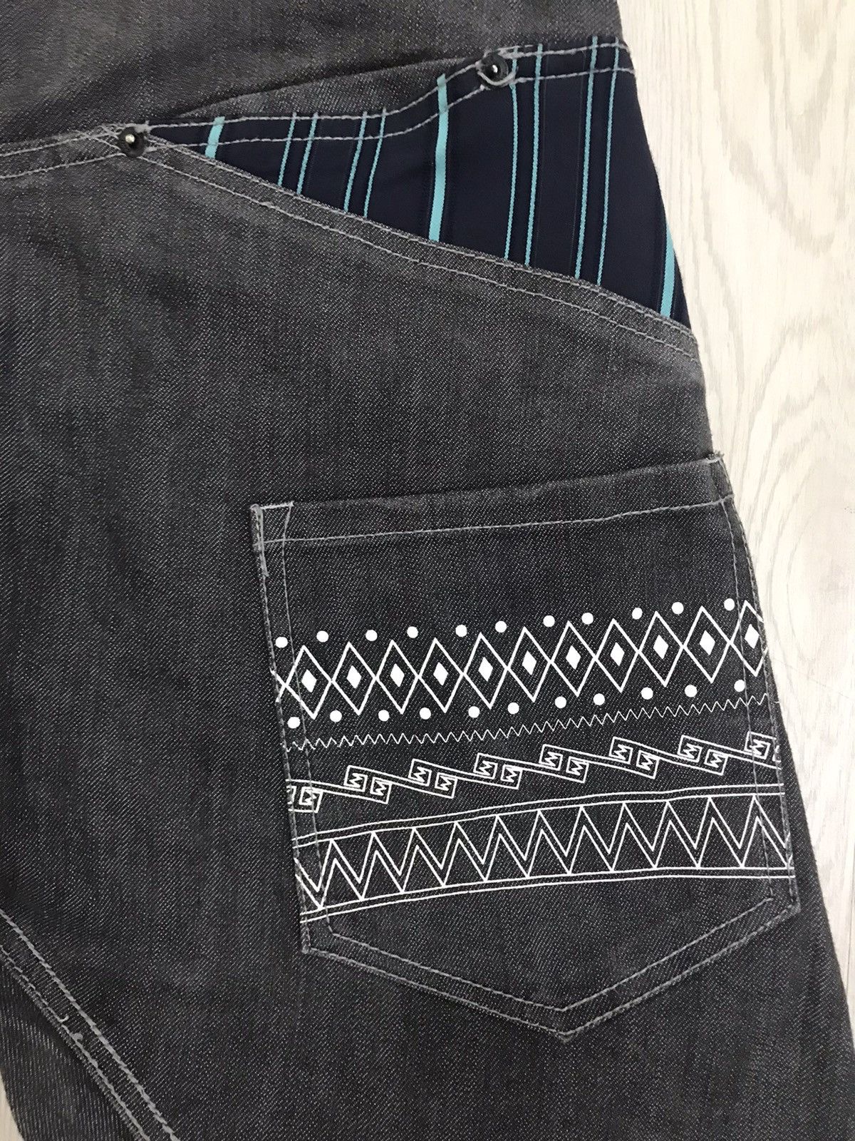 If Six Was Nine × Japanese Brand Everlasting Ride Japan Jeans Size US 34 / EU 50 - 12 Thumbnail