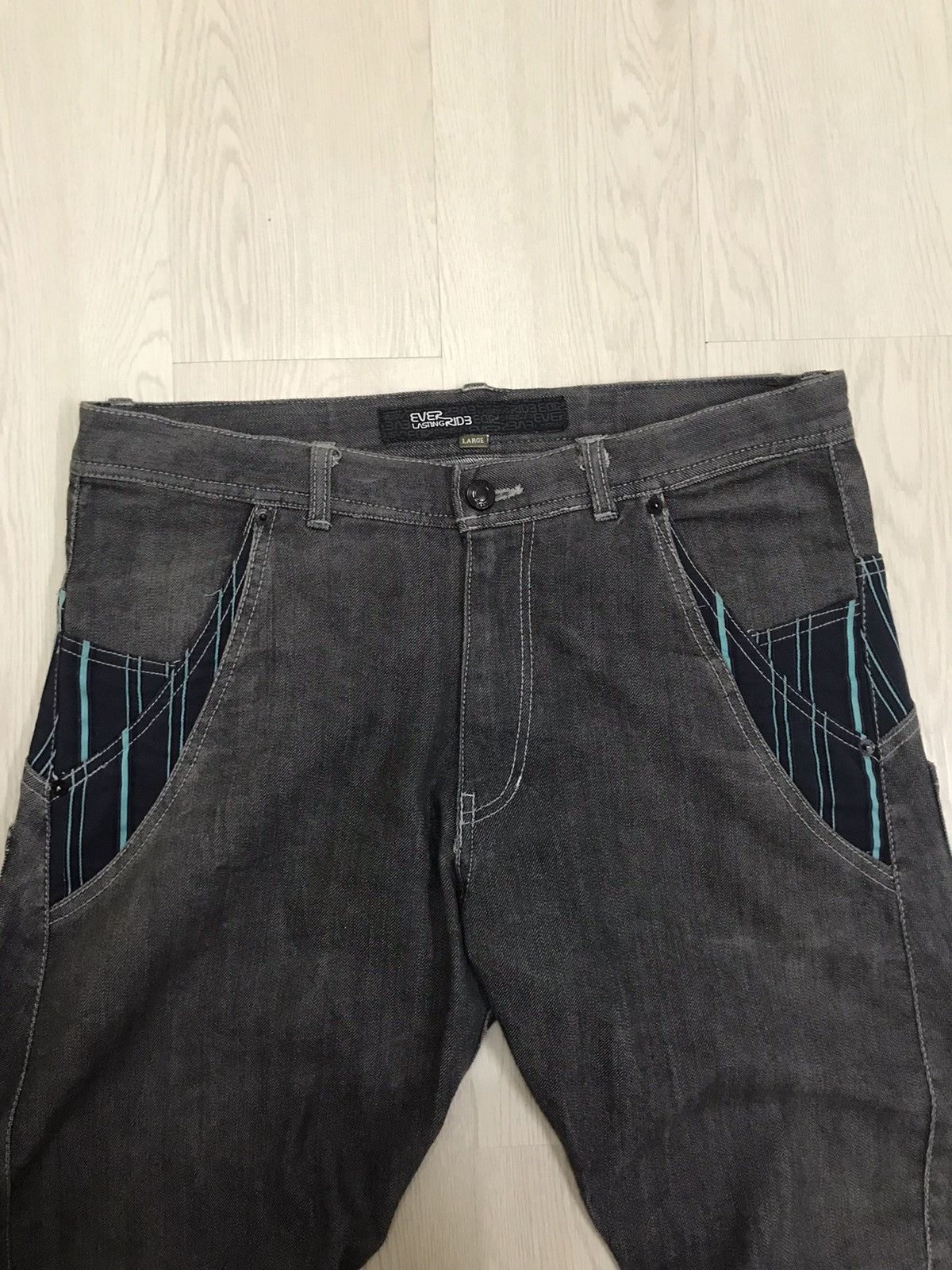 If Six Was Nine × Japanese Brand Everlasting Ride Japan Jeans Size US 34 / EU 50 - 8 Thumbnail