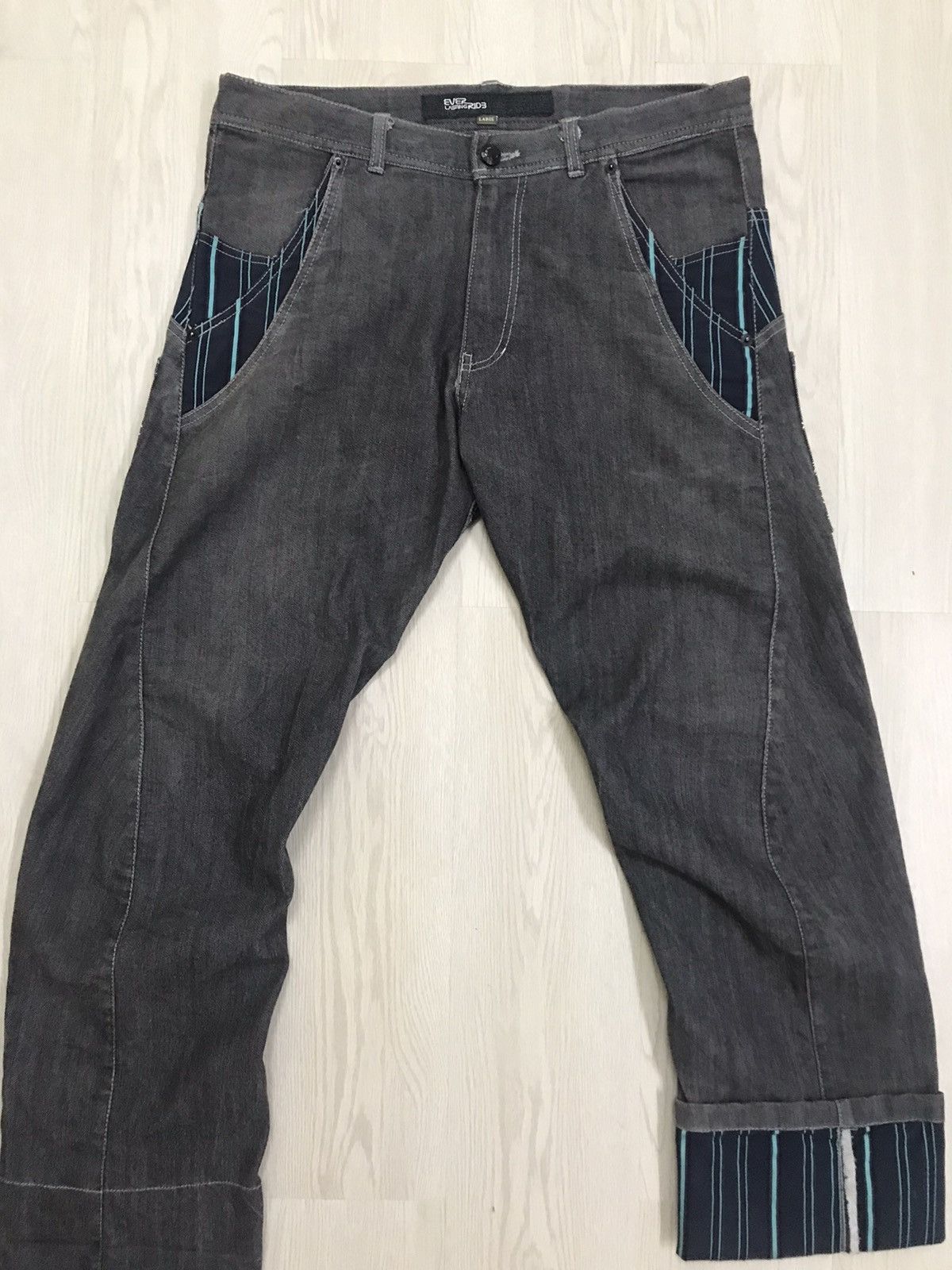 If Six Was Nine × Japanese Brand Everlasting Ride Japan Jeans Size US 34 / EU 50 - 6 Thumbnail