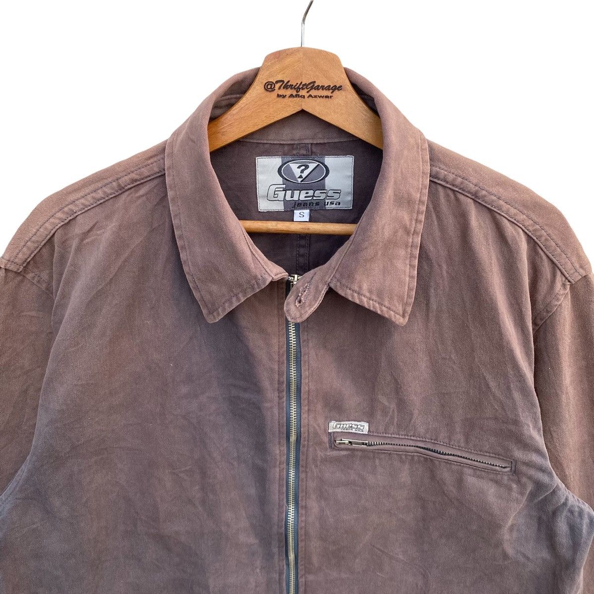Guess Vintage Guess Jeans Sun Faded Zipper Jacket Made in USA Size US S / EU 44-46 / 1 - 3 Thumbnail