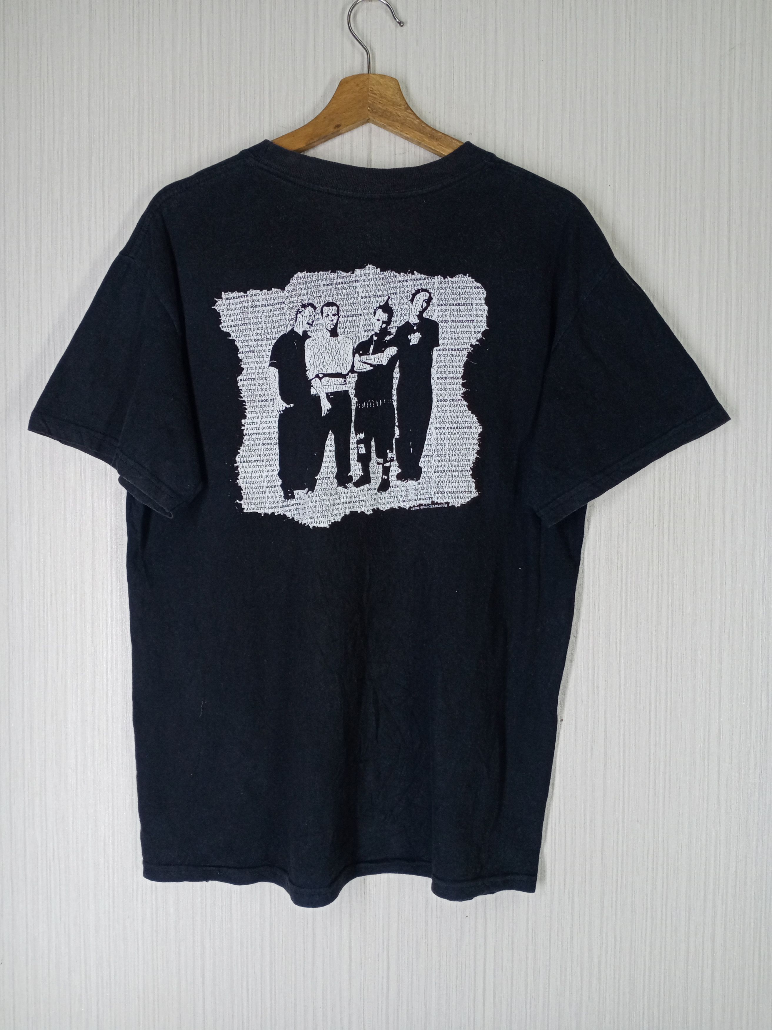Band Tees × Vintage Rare Vintage 2002 Good Charlotte Band Rock Tshirt Size US M / EU 48-50 / 2 - 1 Thumbnail