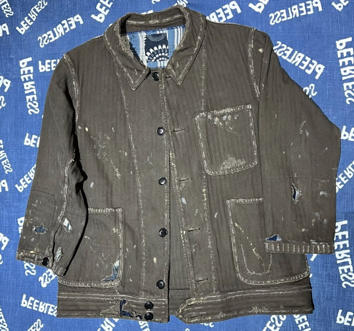 Visvim VISVIM 19SS ICT BENNY JKT CRASH | Grailed