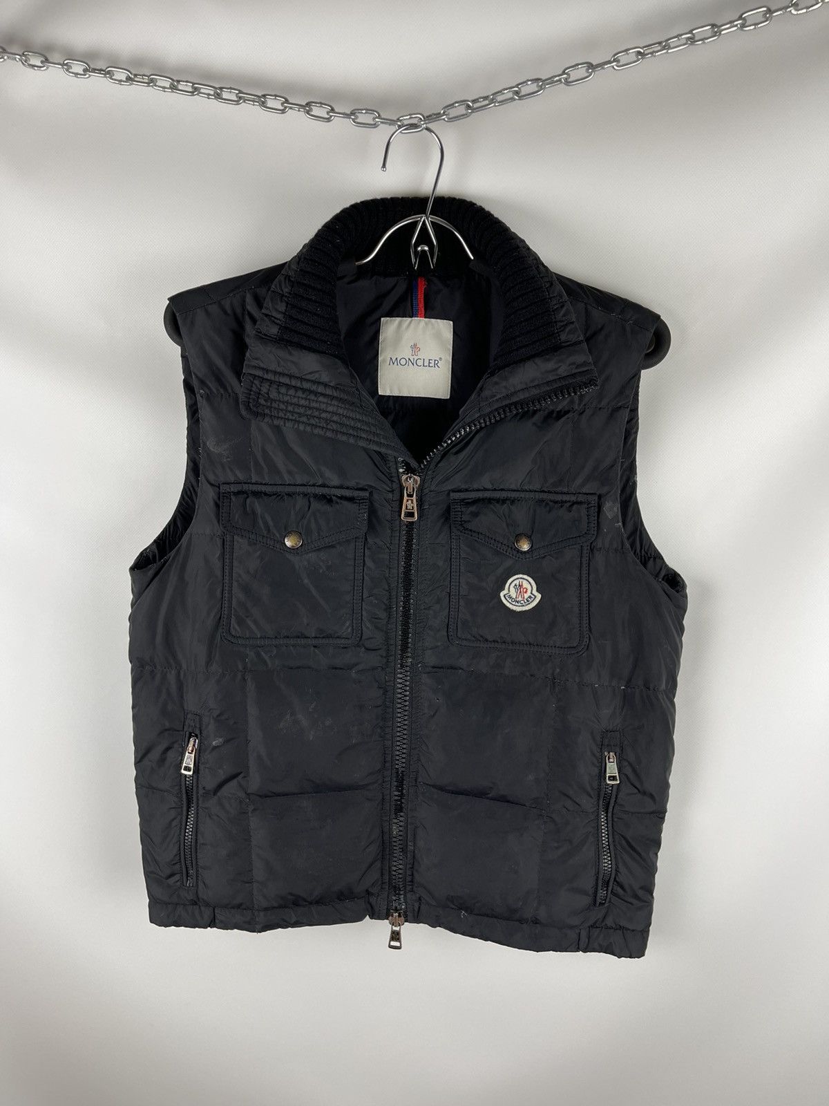 Moncler vest used hotsell