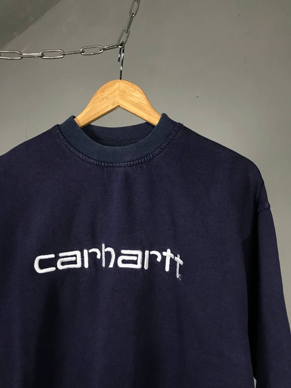 Carhartt × Vintage Carhartt vintage streetwear center logo sweatshirt Size US M / EU 48-50 / 2 - 2 Thumbnail