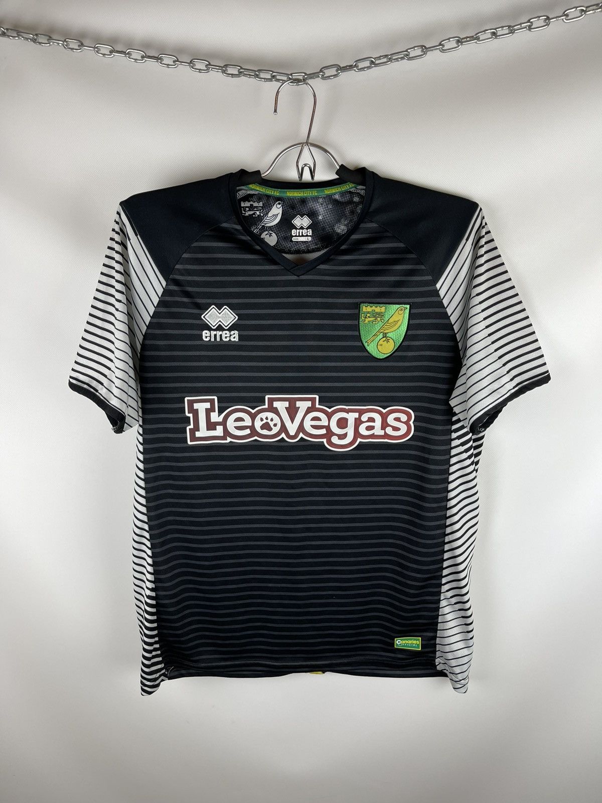 Other Errea Norwich City 2017 2018 away soccer jersey football Size US L / EU 52-54 / 3 - 1 Thumbnail