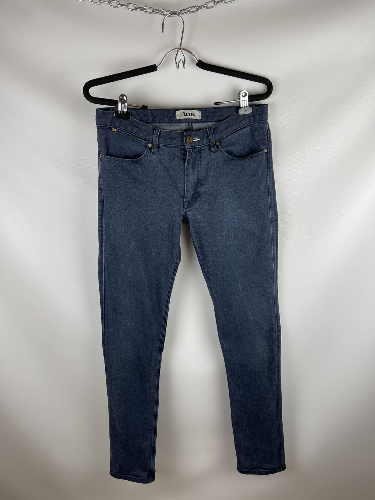 Acne Studios Max Thunder slim skinny denim jeans pants