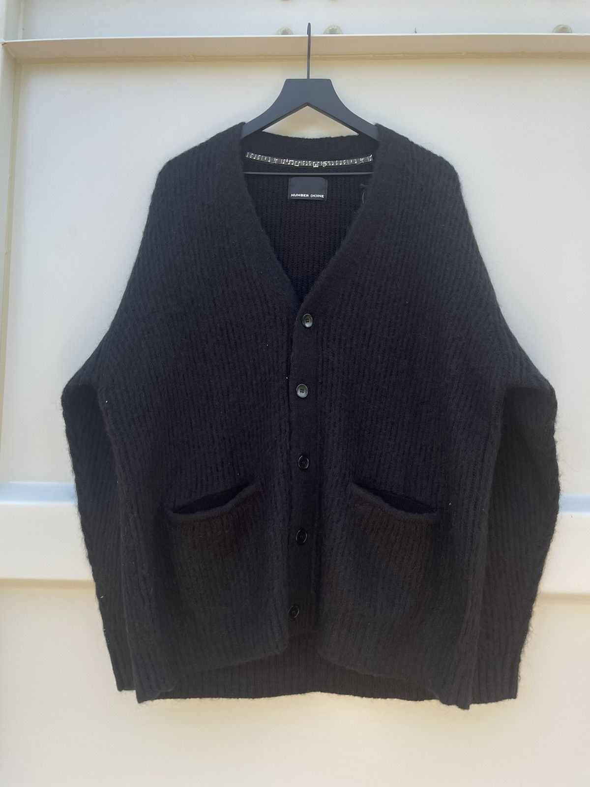Nnmber (N)ine Mohair Grunge Knit グレー2 Nnmber (N)ine Mohair Grunge Knit グレー2 メンズ