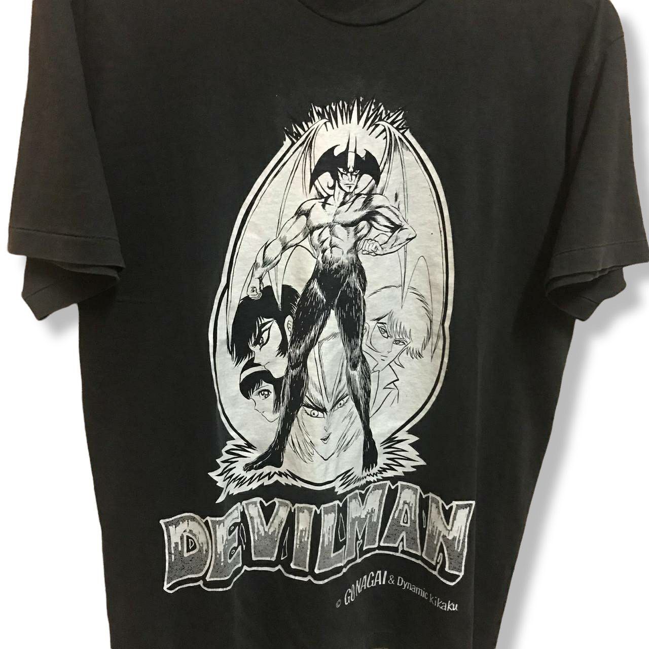 Anime Vintage Devilman Go Nagai Anime Manga T Shirt Size US L / EU 52-54 / 3 - 2 Thumbnail