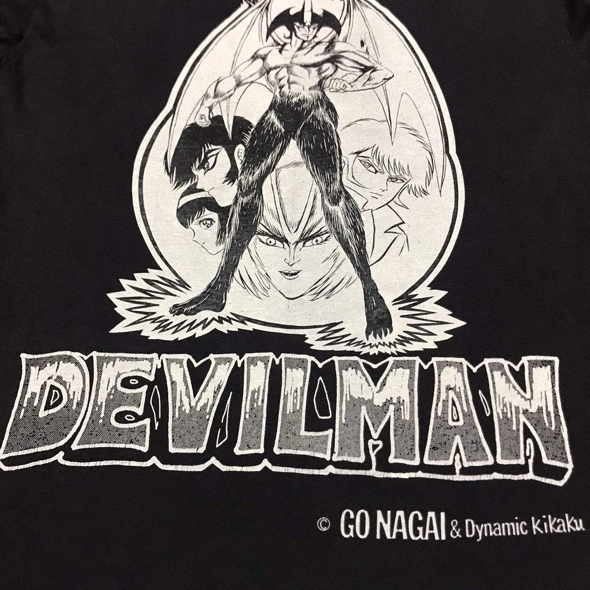 Anime Vintage Devilman Go Nagai Anime Manga T Shirt Size US L / EU 52-54 / 3 - 4 Thumbnail