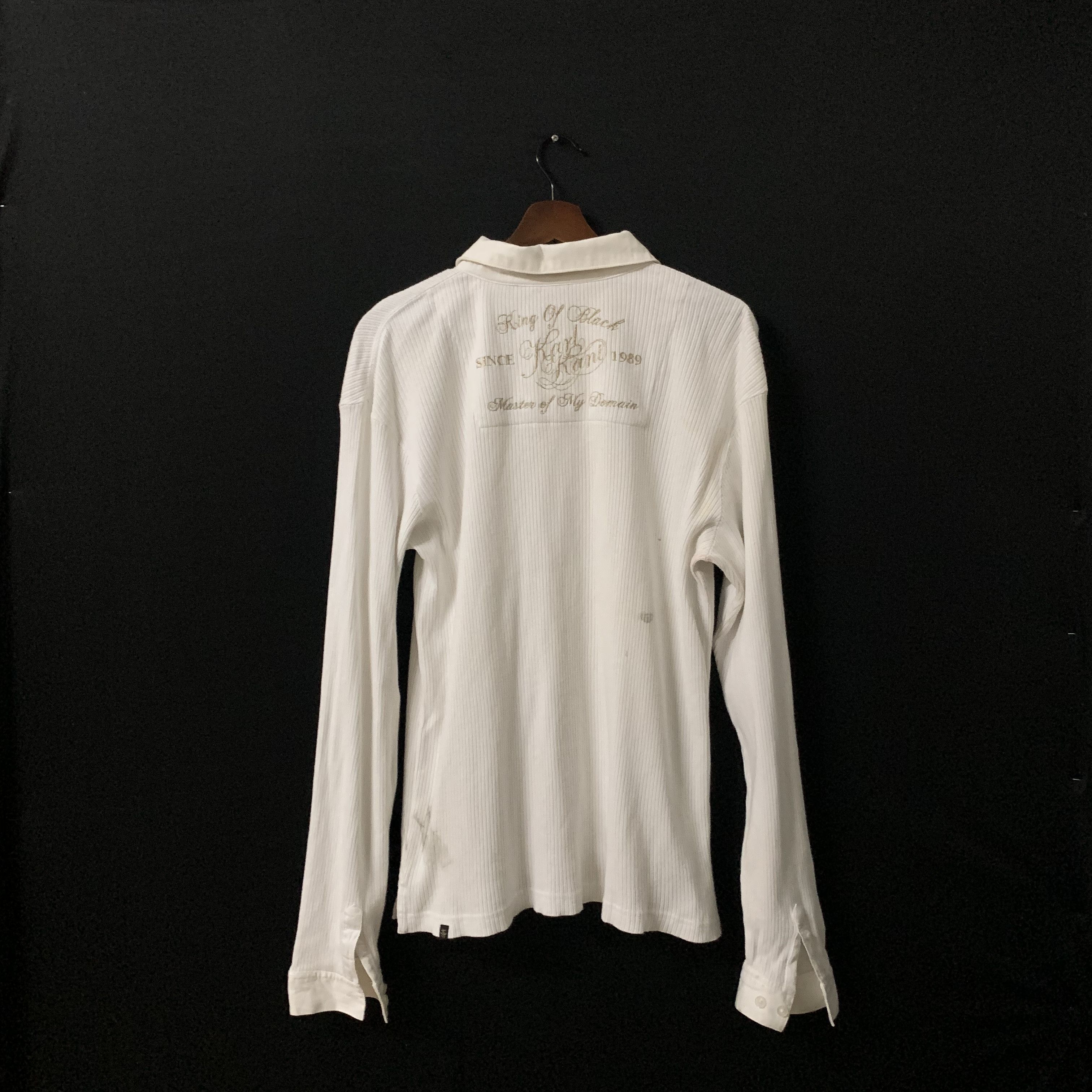 Japanese Brand Karl Kani Brand Embroidery Blank Polo Shirt Size US S / EU 44-46 / 1 - 9 Thumbnail