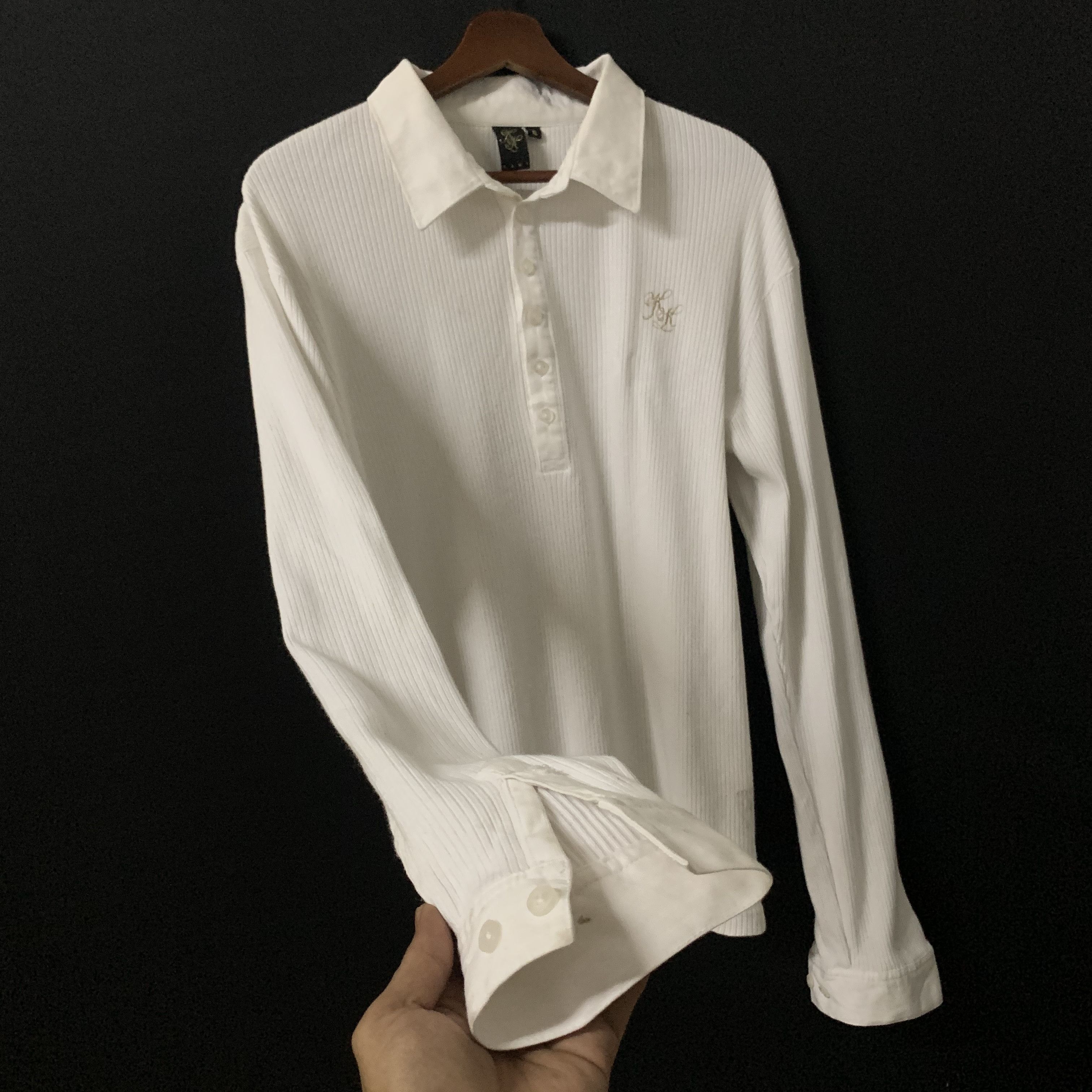 Japanese Brand Karl Kani Brand Embroidery Blank Polo Shirt Size US S / EU 44-46 / 1 - 4 Thumbnail