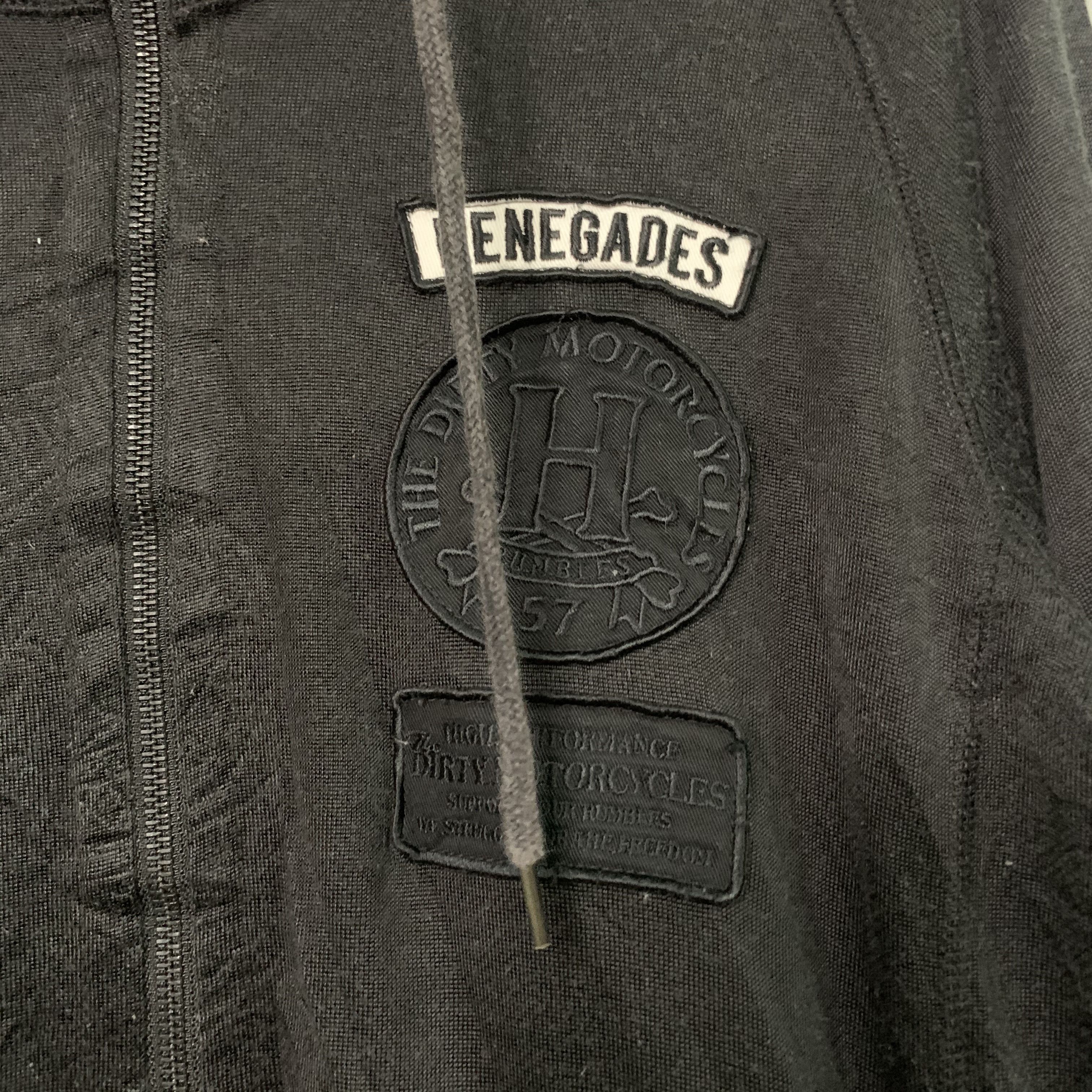 Beams Plus Beam Heart x Biker Motorcycle Hooded Zipper Sweater Size US S / EU 44-46 / 1 - 3 Thumbnail