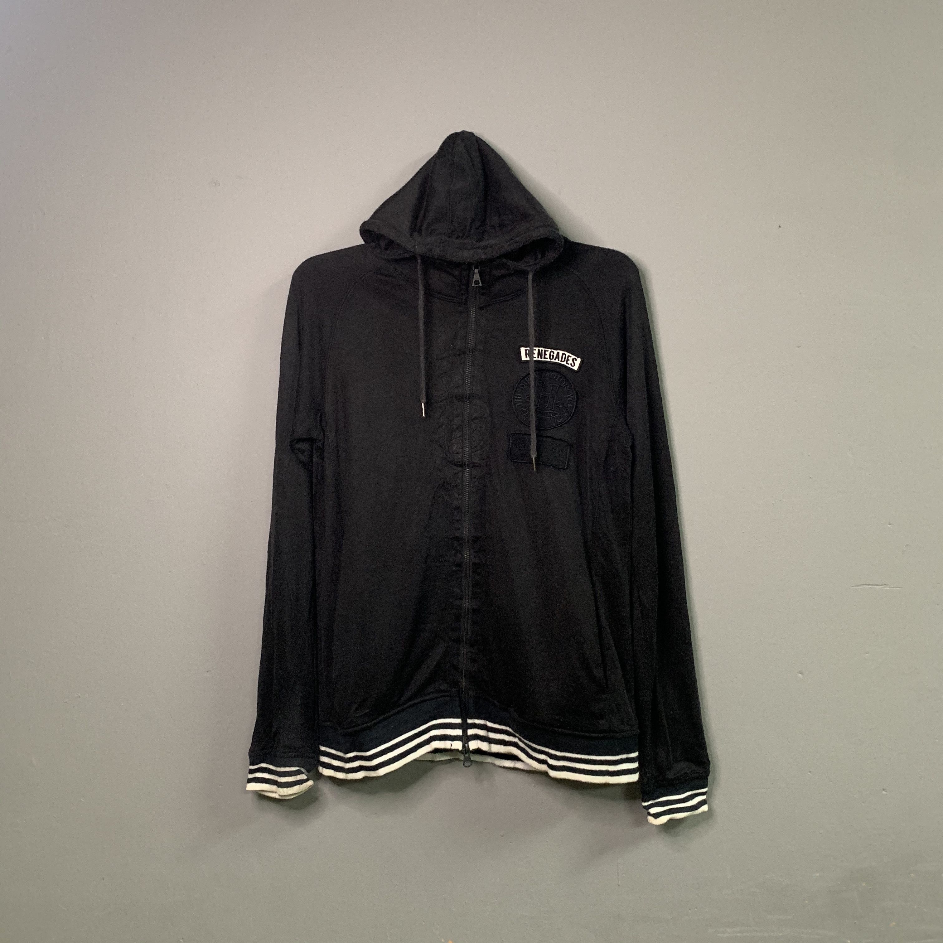 Beams Plus Beam Heart x Biker Motorcycle Hooded Zipper Sweater Size US S / EU 44-46 / 1 - 1 Thumbnail