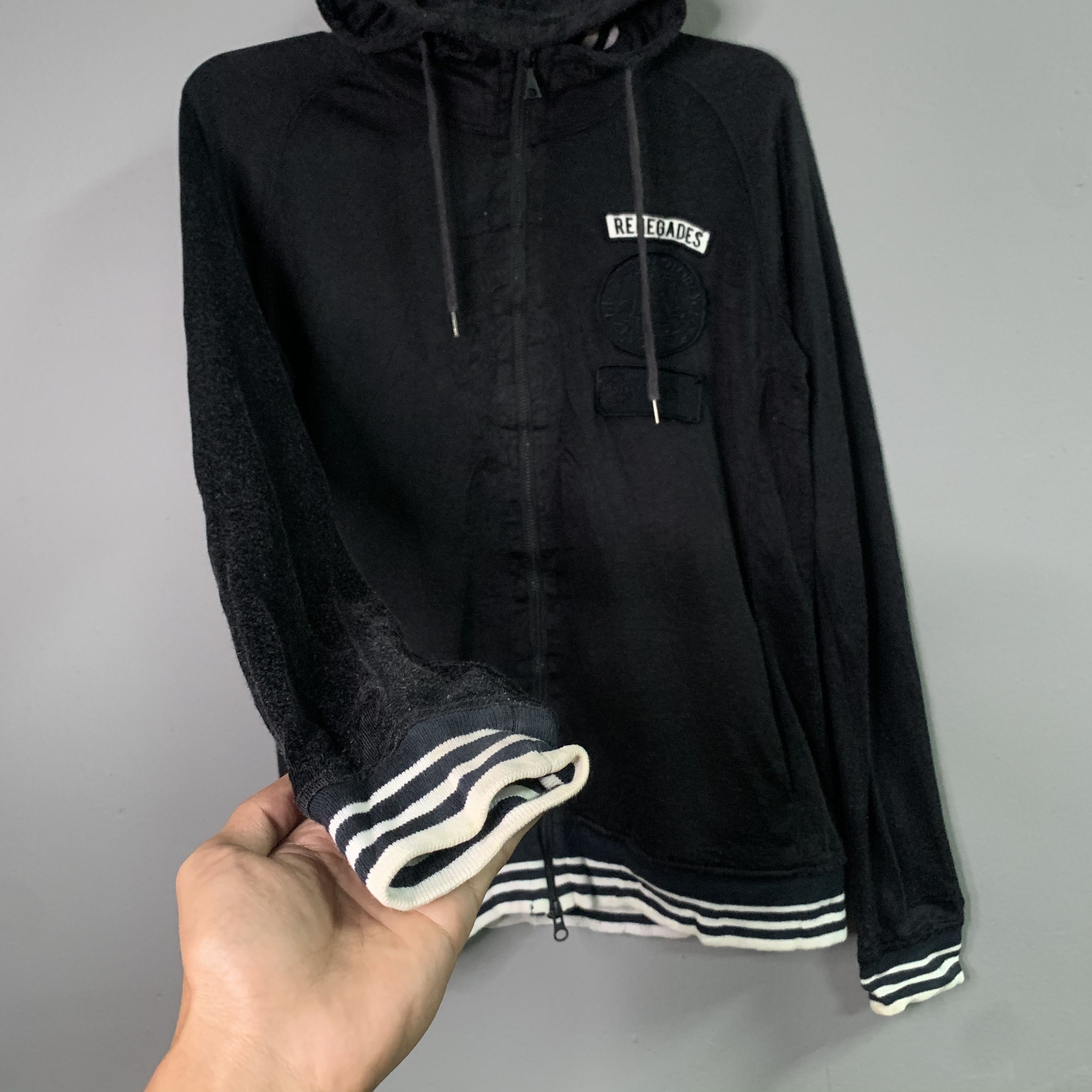 Beams Plus Beam Heart x Biker Motorcycle Hooded Zipper Sweater Size US S / EU 44-46 / 1 - 4 Thumbnail