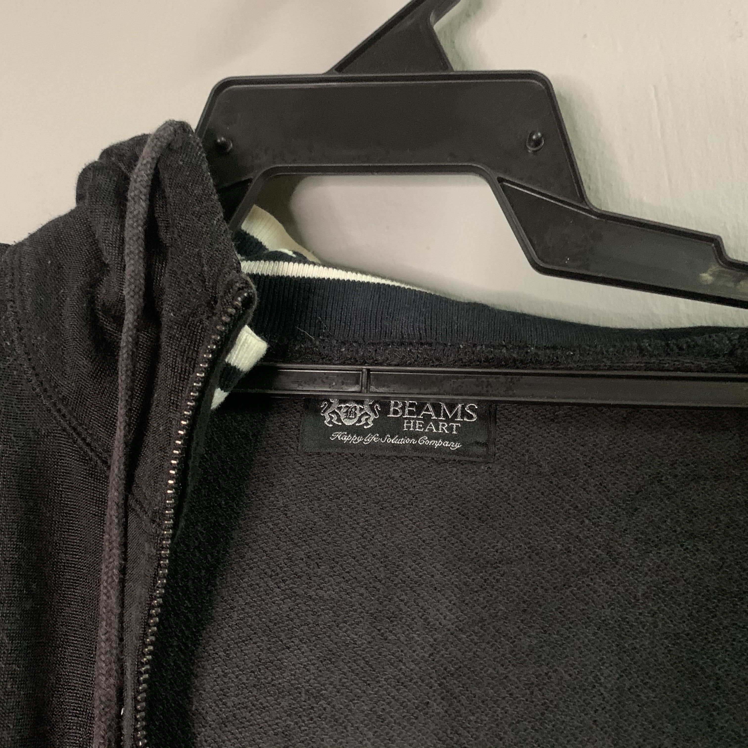 Beams Plus Beam Heart x Biker Motorcycle Hooded Zipper Sweater Size US S / EU 44-46 / 1 - 5 Thumbnail